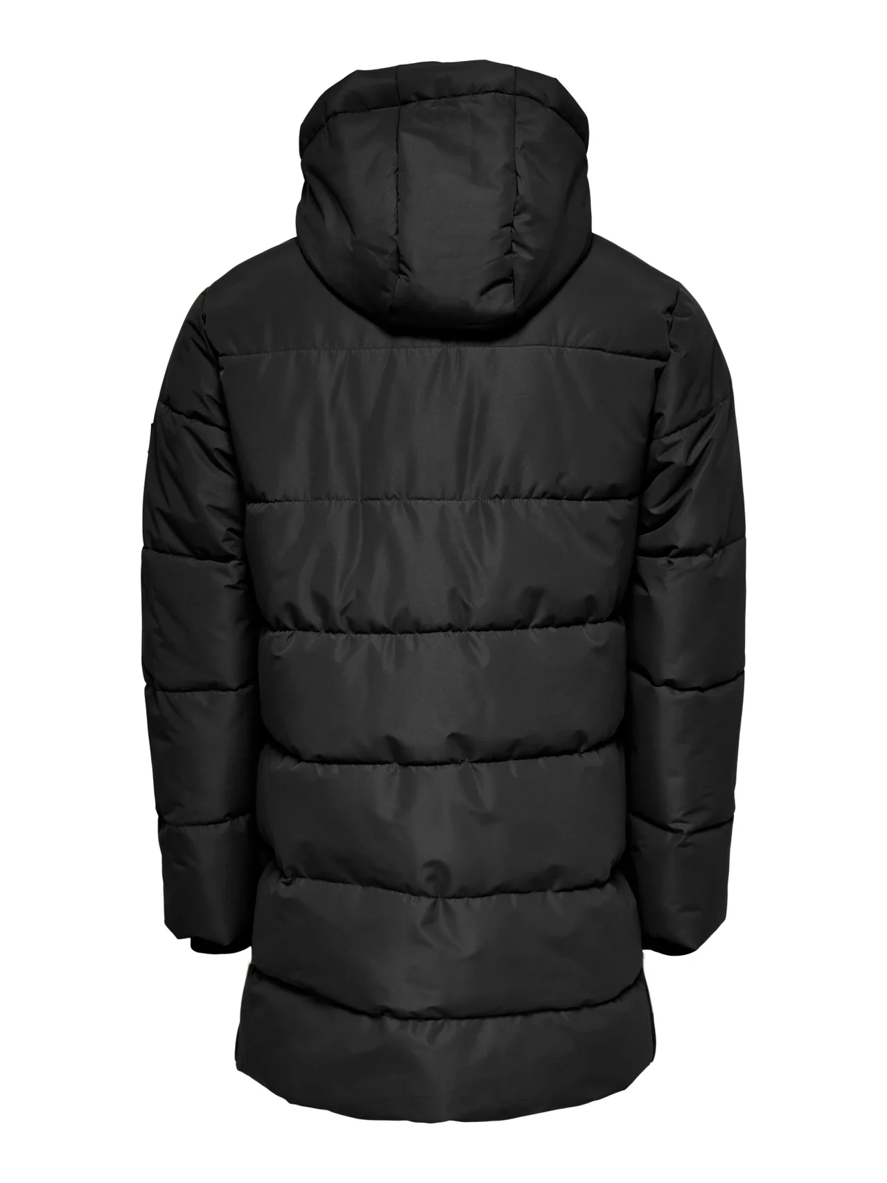 Only and Sons Junior toppatakki, OSJCARL LIFE LONG QUILTED COAT Musta - Image 3