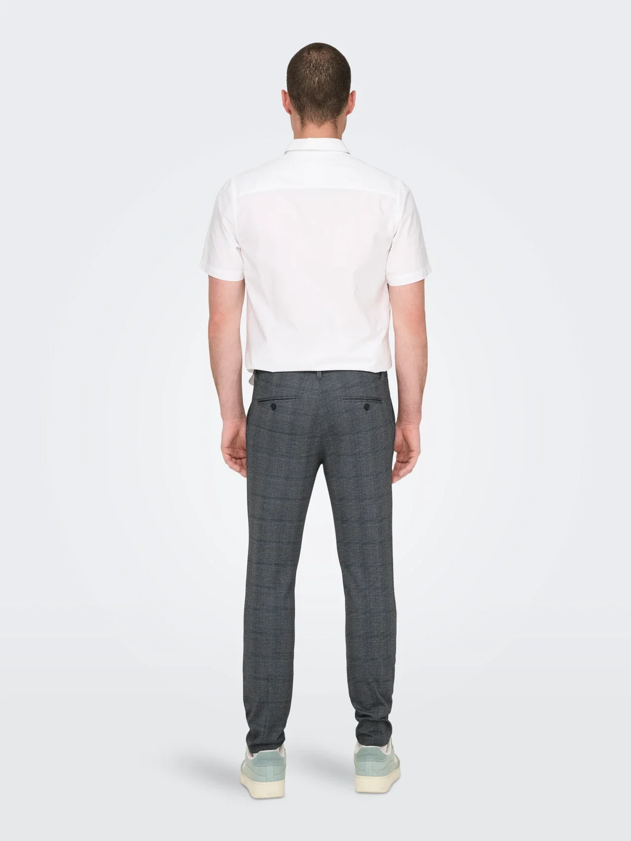 Only and Sons Miesten Chinot, MARK PANT DRESS BLUES NOS Sininen Ruutu - Image 2