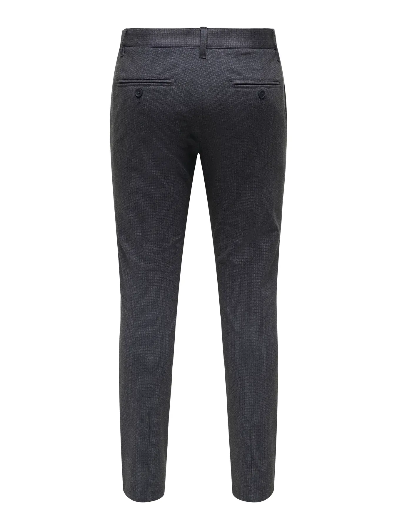 Only and Sons miesten chinot, MARK SLIM CHECK 020960 PANT Night Sky - Image 4