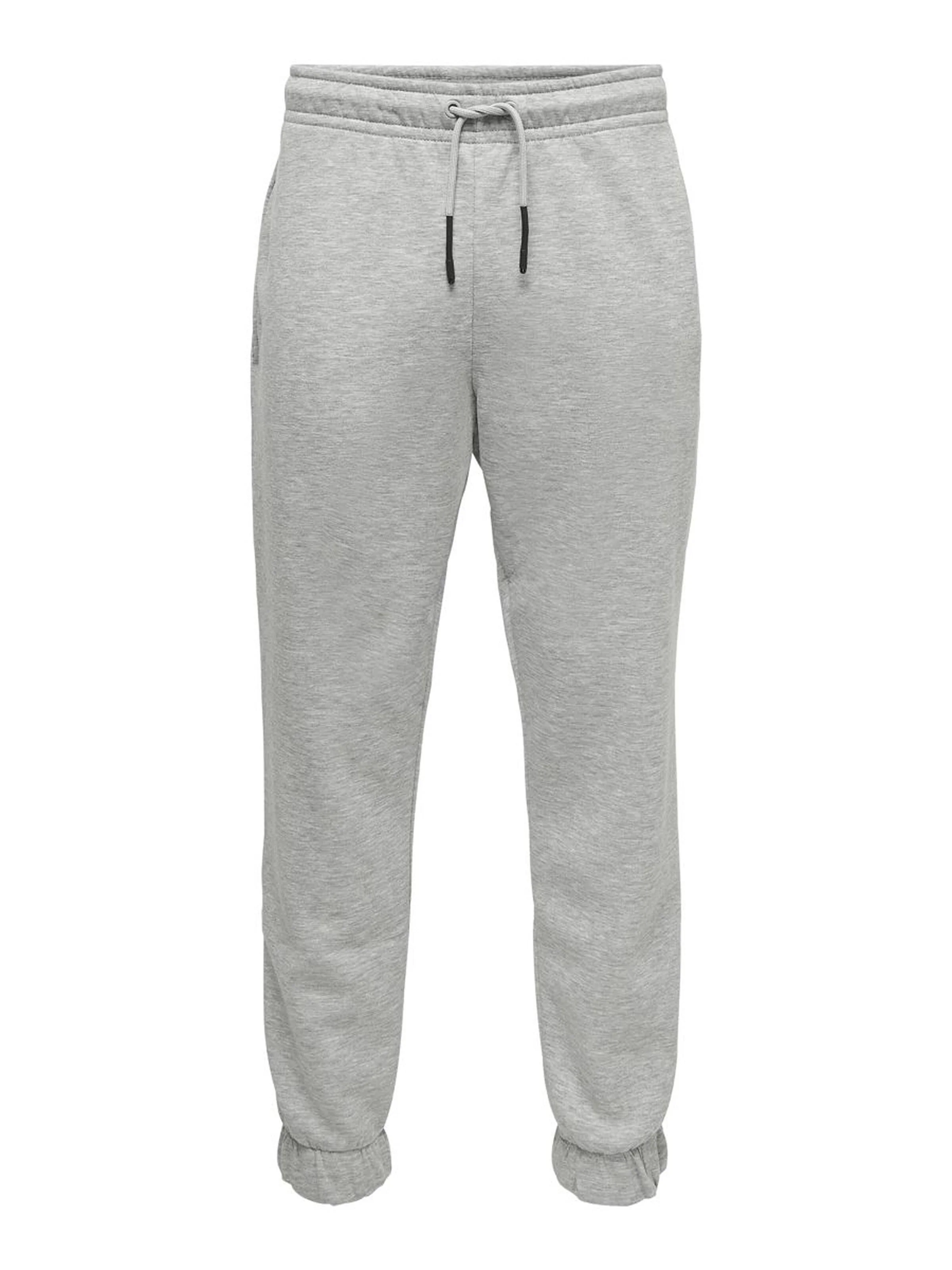 Only and Sons, Miesten Collegehousut, Ceres Life Sweat Pant  Keskiharmaa - Image 3