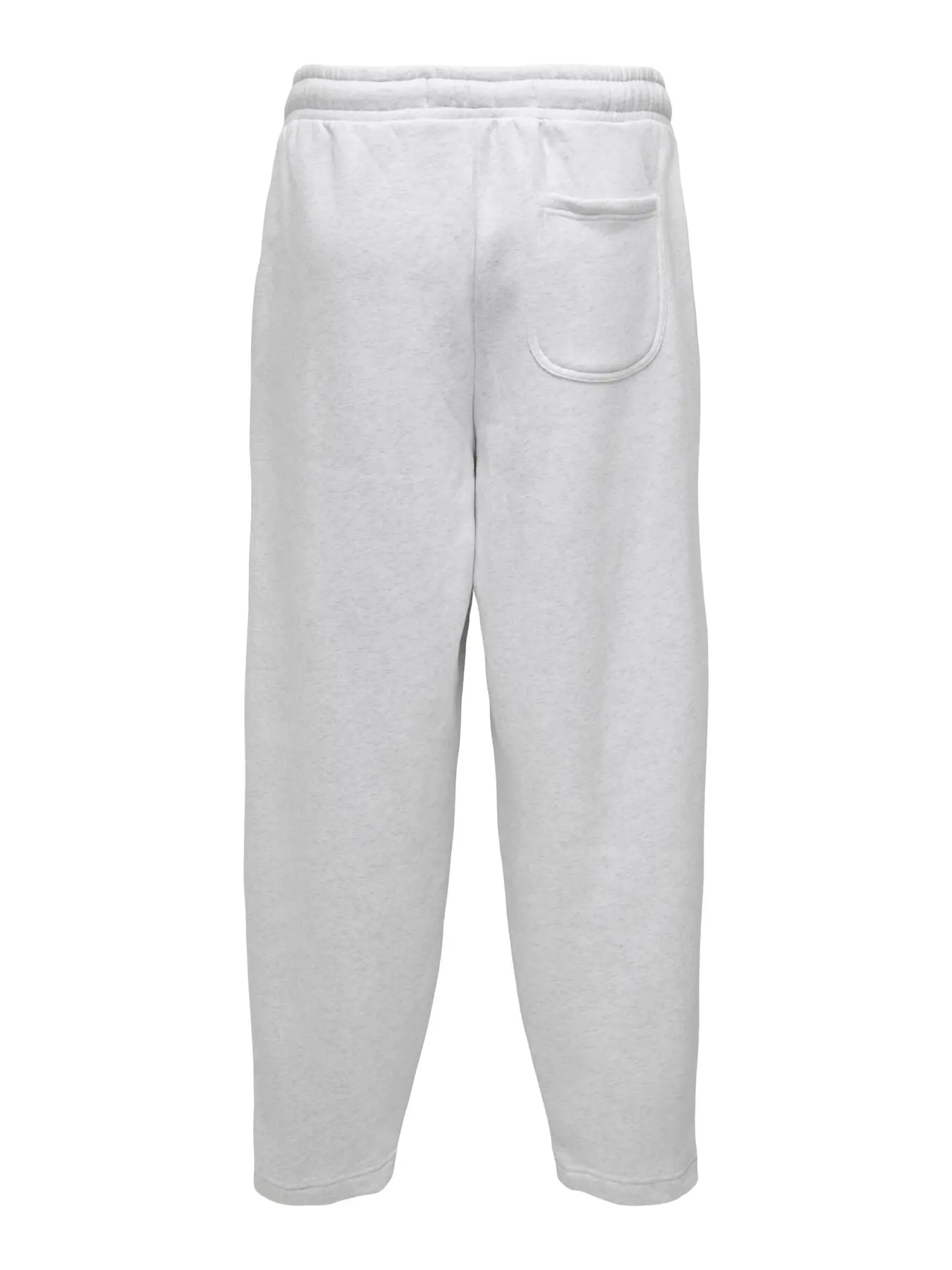Only and Sons miesten collegehousut Onsceres Wide Pant, vaaleanharmaa - Image 4