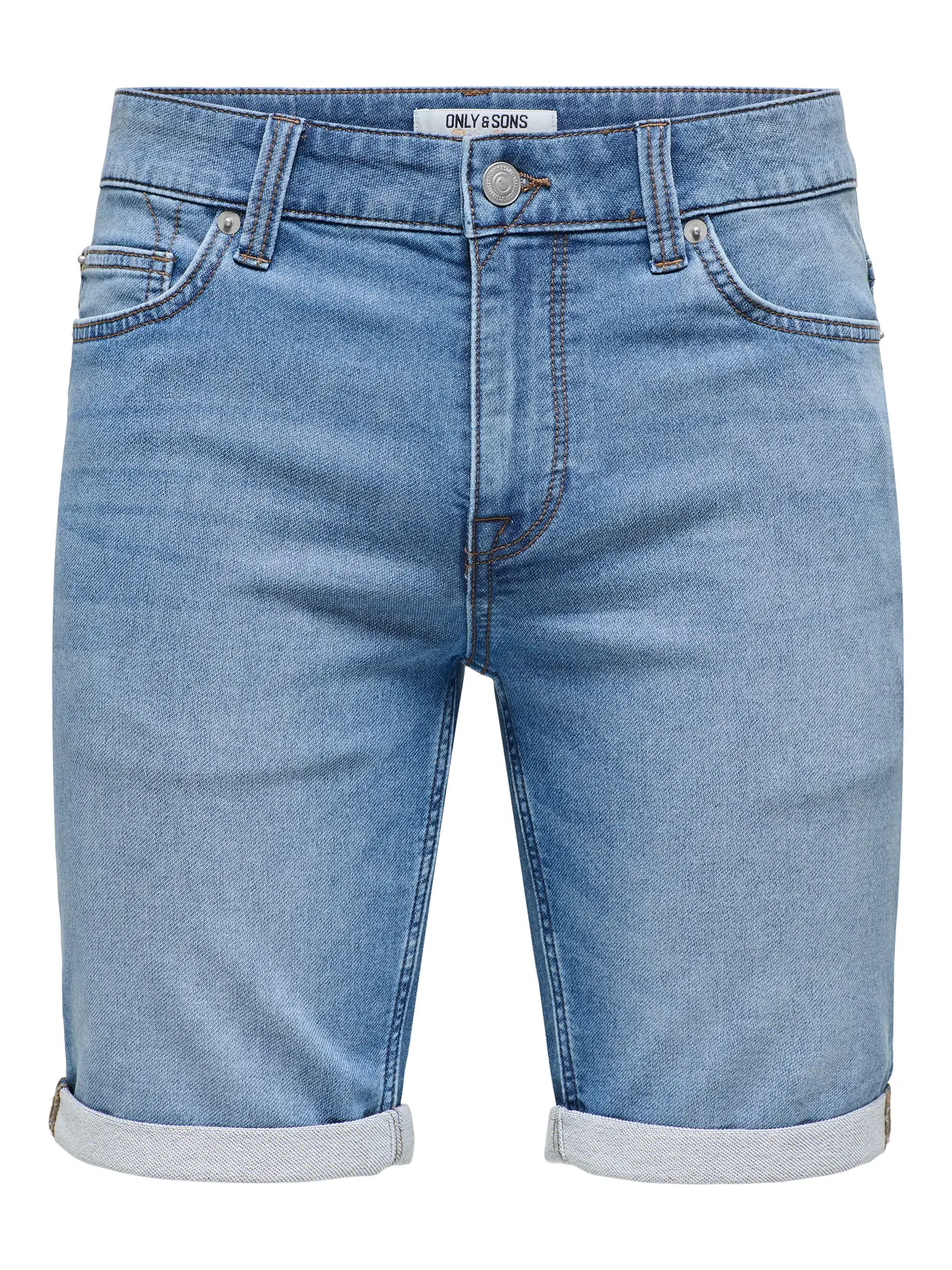 Only and Sons miesten farkkushortsit Blue Denim - Image 3
