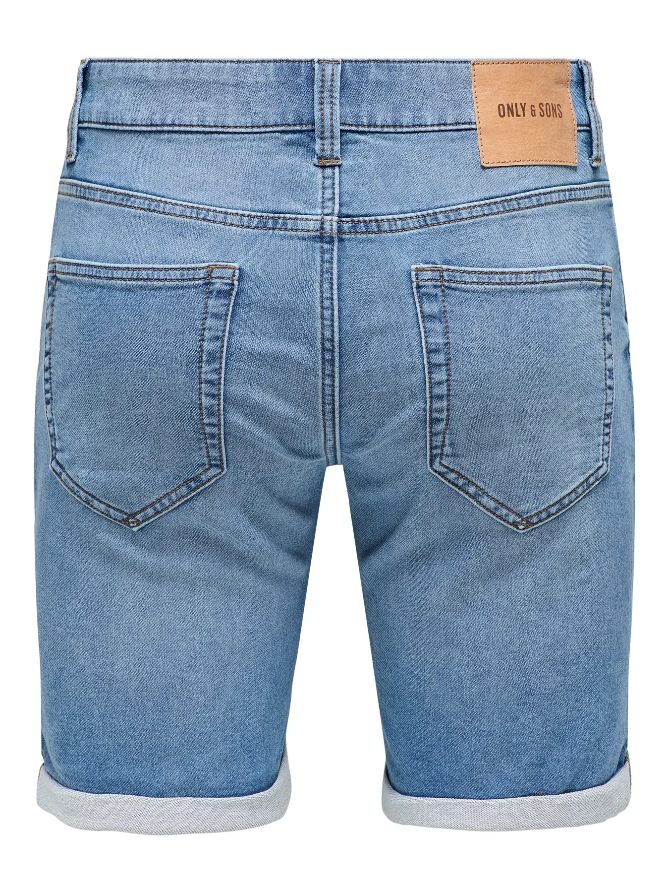 Only and Sons miesten farkkushortsit Blue Denim - Image 4