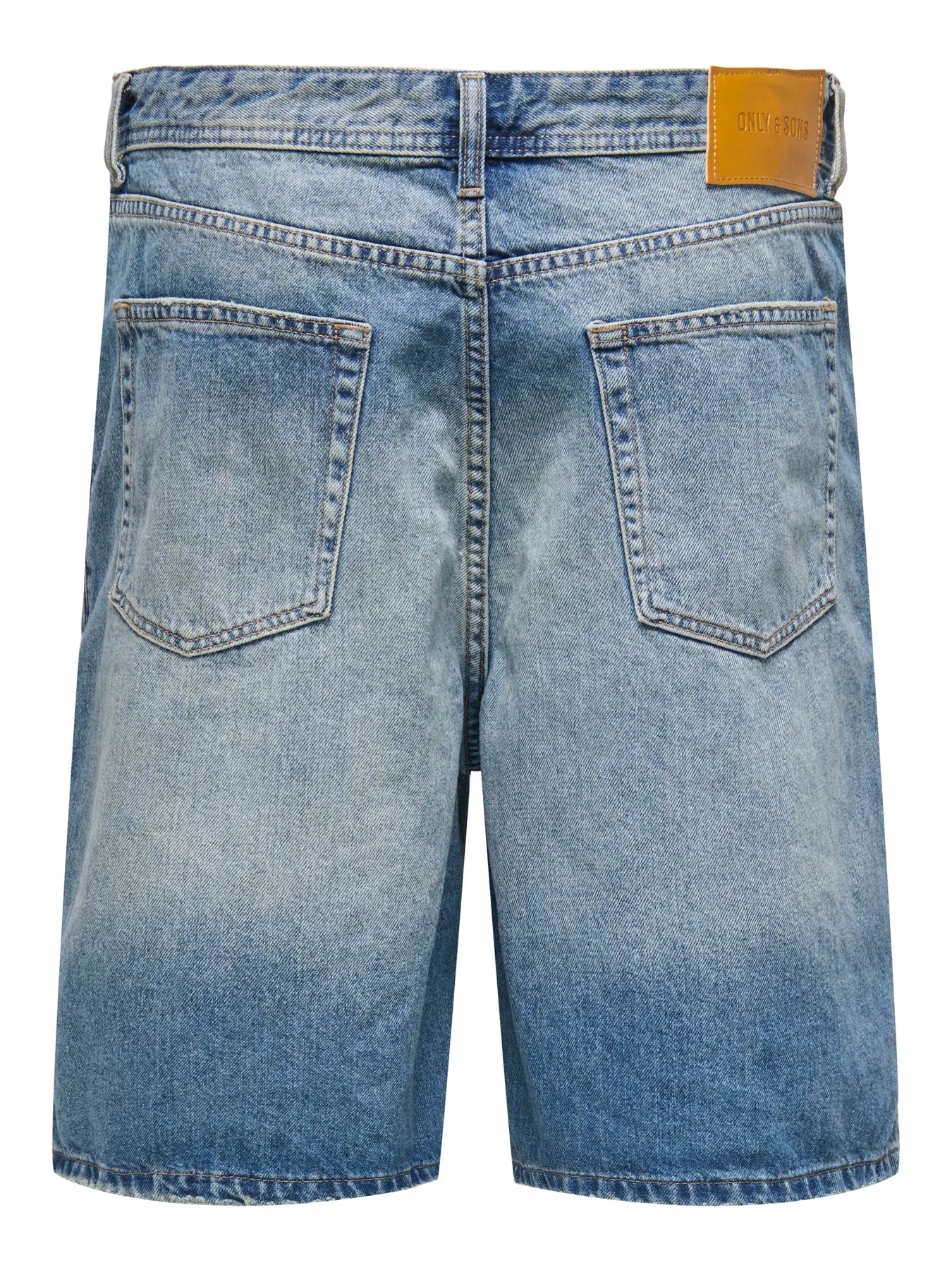 Only and Sons miesten farkkushortsit, FADE MID BLUE SHORTS Medium Blue Denim - Image 4