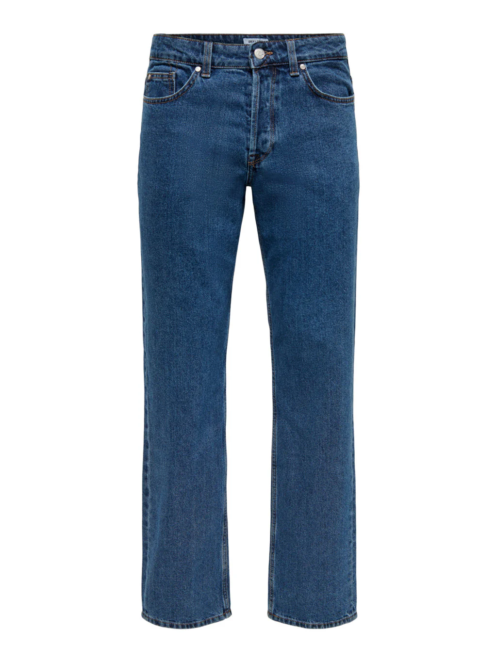 Only and Sons miesten farkut, EDGE BLUE 3813 STRAIGHT FIT Indigo - Image 2