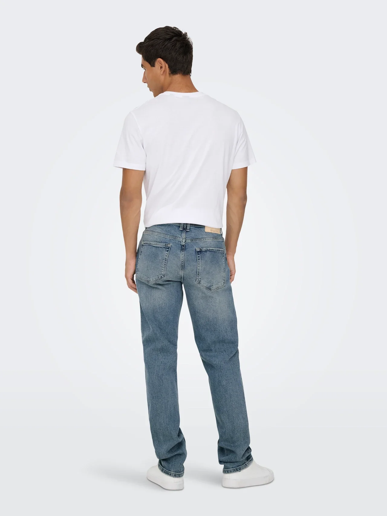 Only and Sons miesten farkut, ONSEDGE PERFORMANCE LB 3816 DOT DNM Light Blue Denim - Image 2