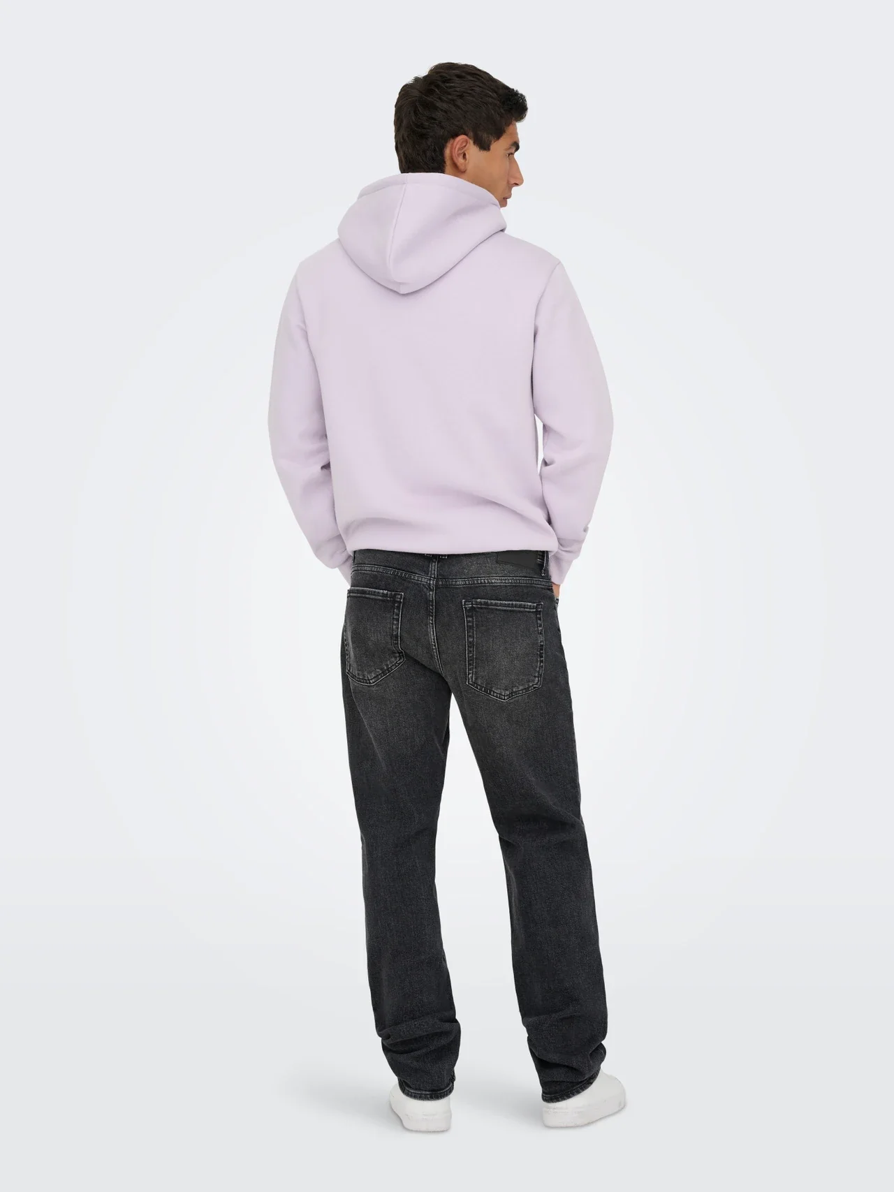 Only and Sons miesten farkut, ONSEDGE PERFORMANCE WB 3824 DOT DNM Washed Black - Image 2