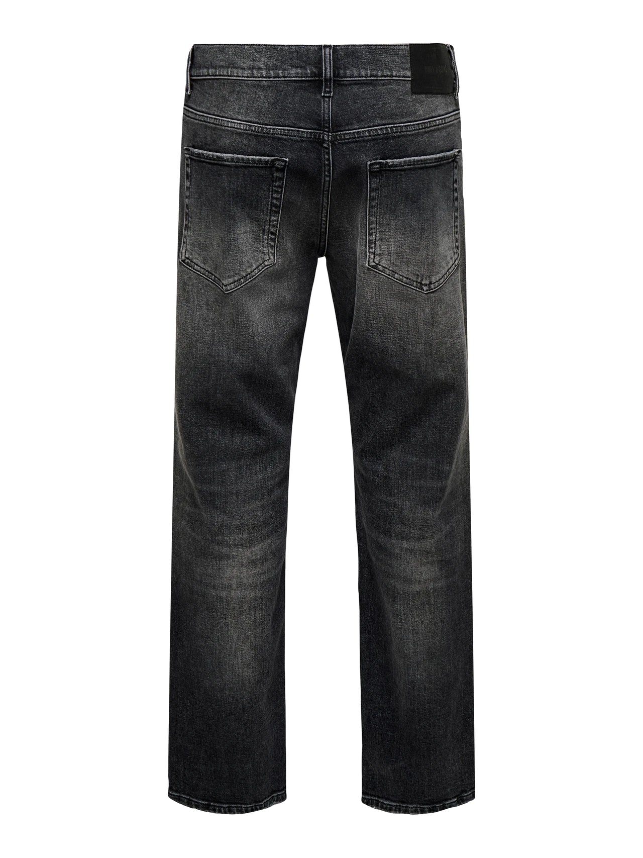Only and Sons miesten farkut, ONSEDGE PERFORMANCE WB 3824 DOT DNM Washed Black - Image 4