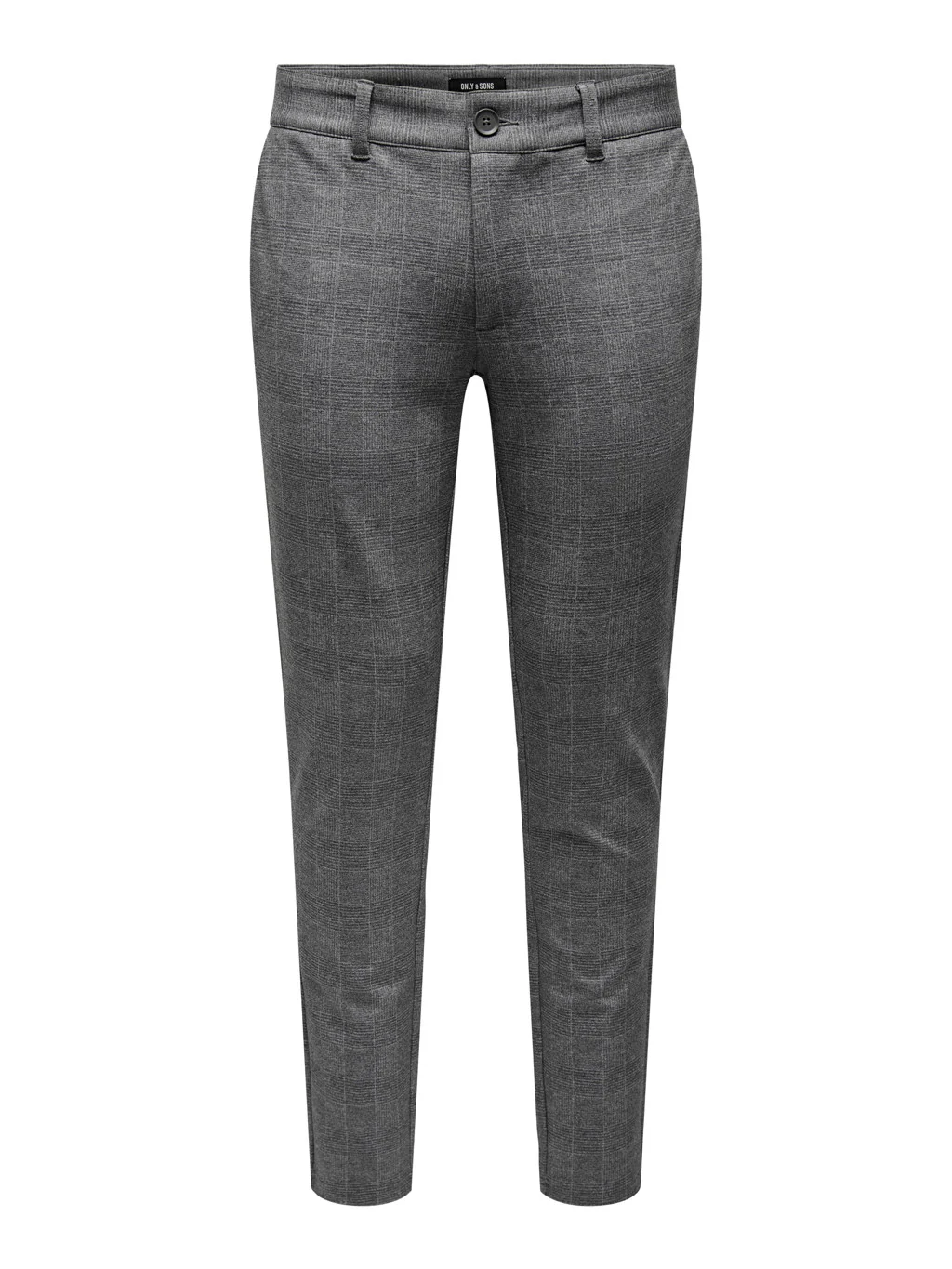 Only and Sons Miesten Housut Mark Check Pant Nos Harmaa Ruutu - Image 8