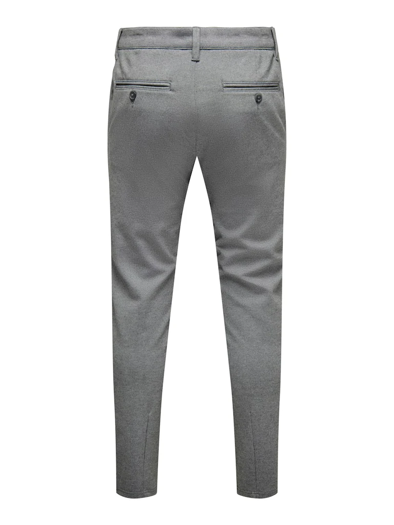 Only and Sons Miesten Housut, Mark Pant Medium Grey Melange - Image 5