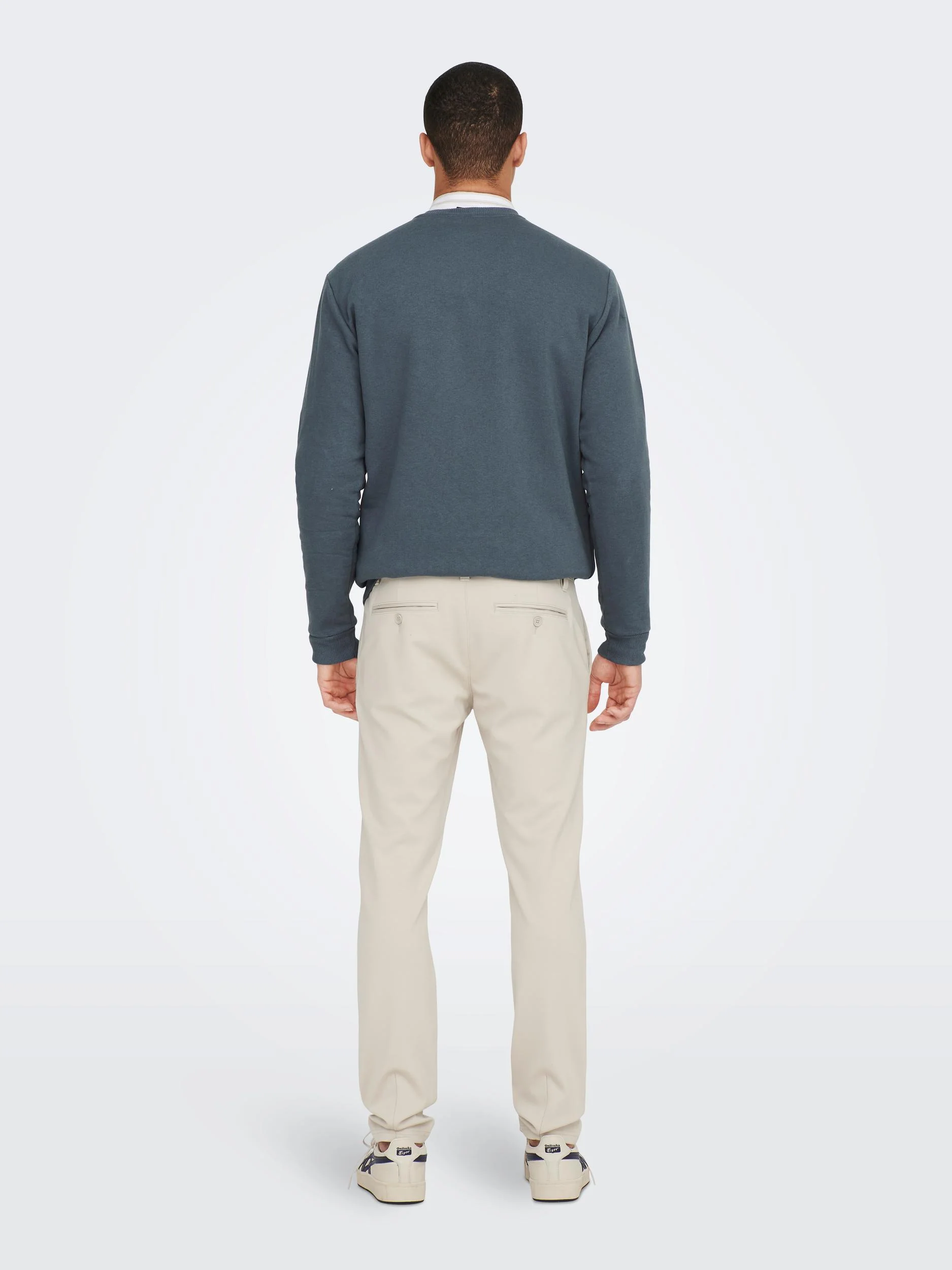 Only and Sons Miesten Housut, Mark Pant Vaalea Beige - Image 2