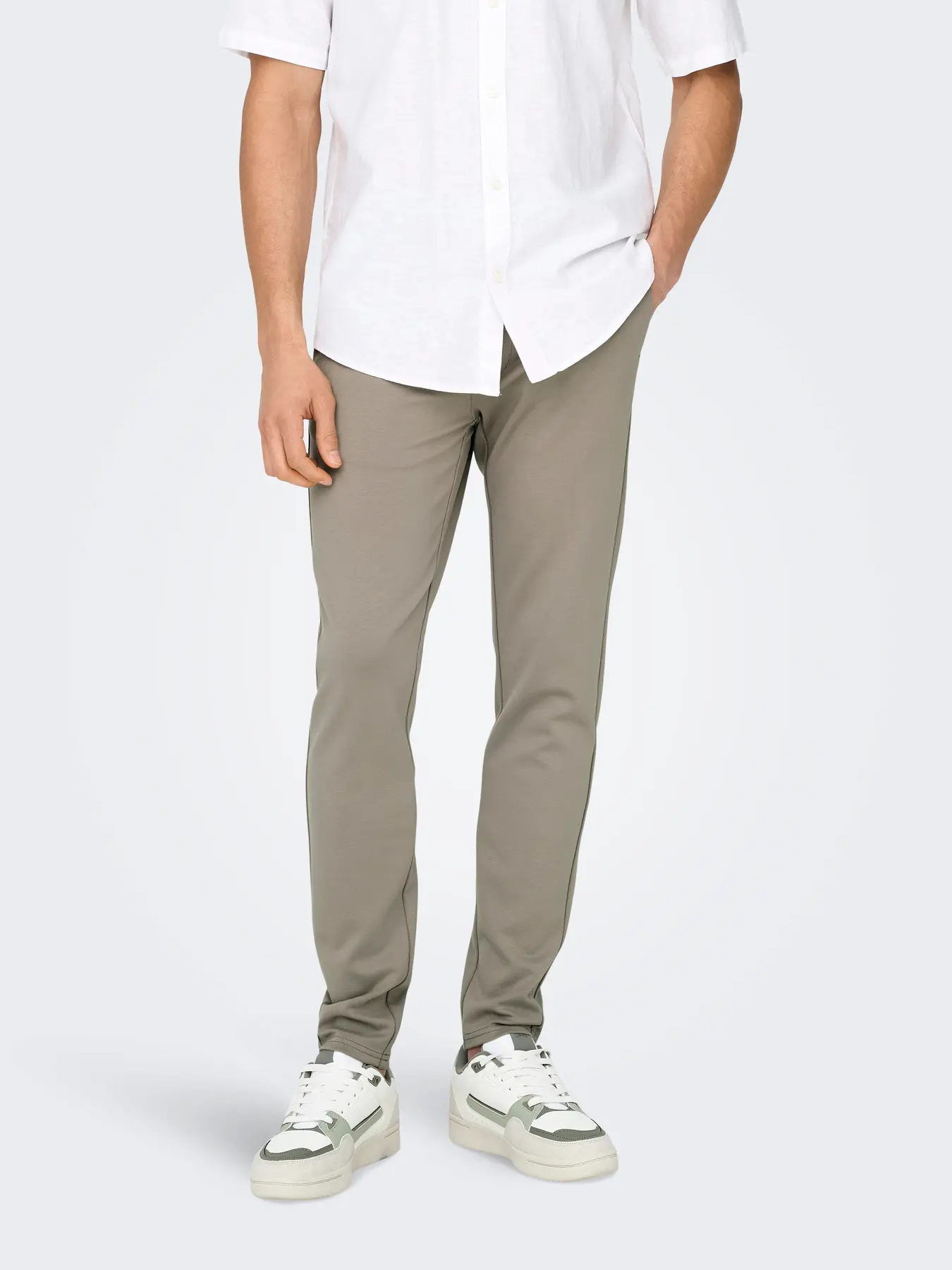 Only and Sons Miesten Housut, Mark Pant Vintage Khaki - Image 2