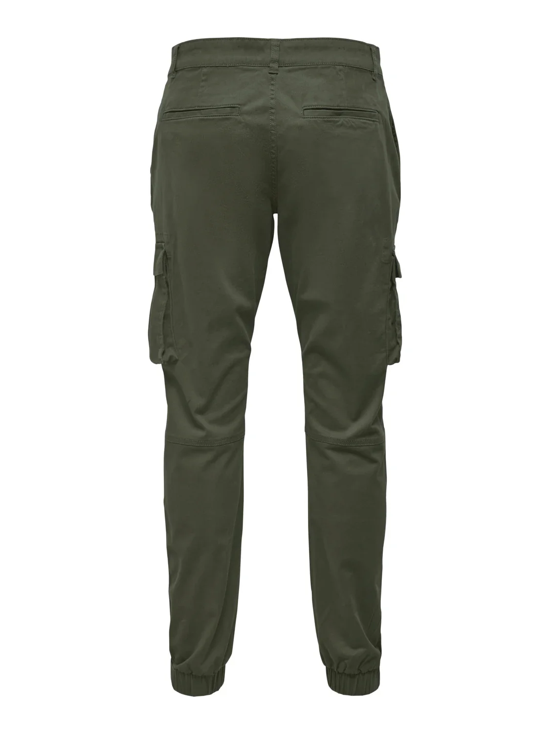 Only and Sons miesten housut, ONSCAM STAGE CARGO CUFF Armeijanvihreä - Image 4