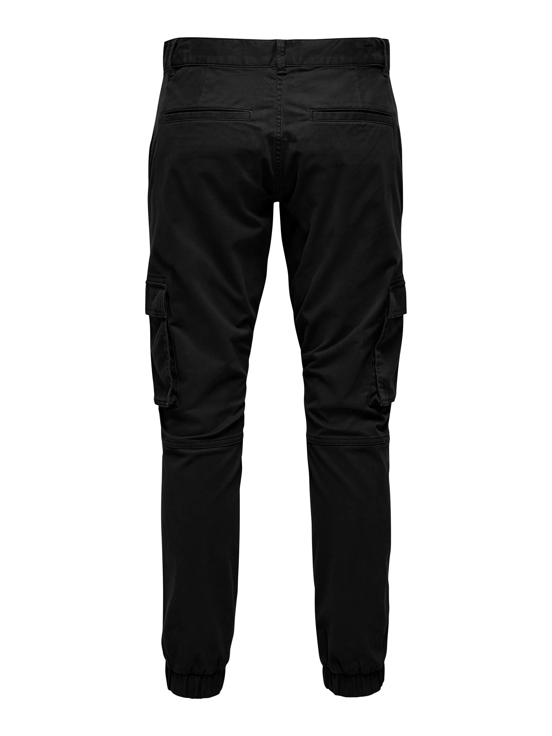 Only and Sons miesten housut, ONSCAM STAGE CARGO CUFF Musta - Image 4