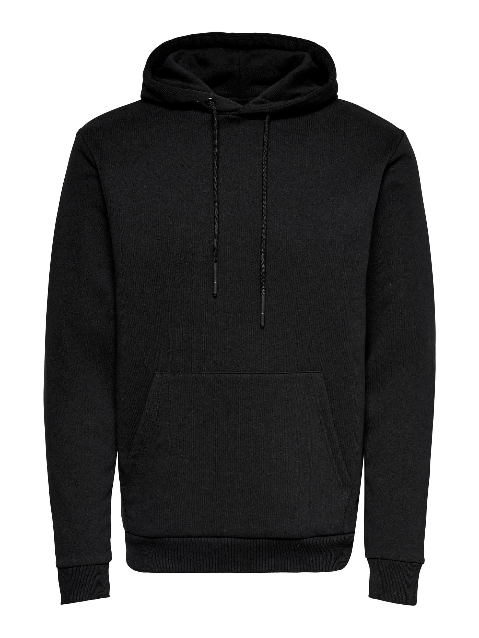 Only and Sons Miesten Huppari ONSCERES LIFE HOODIE SWEAT Musta - Image 3