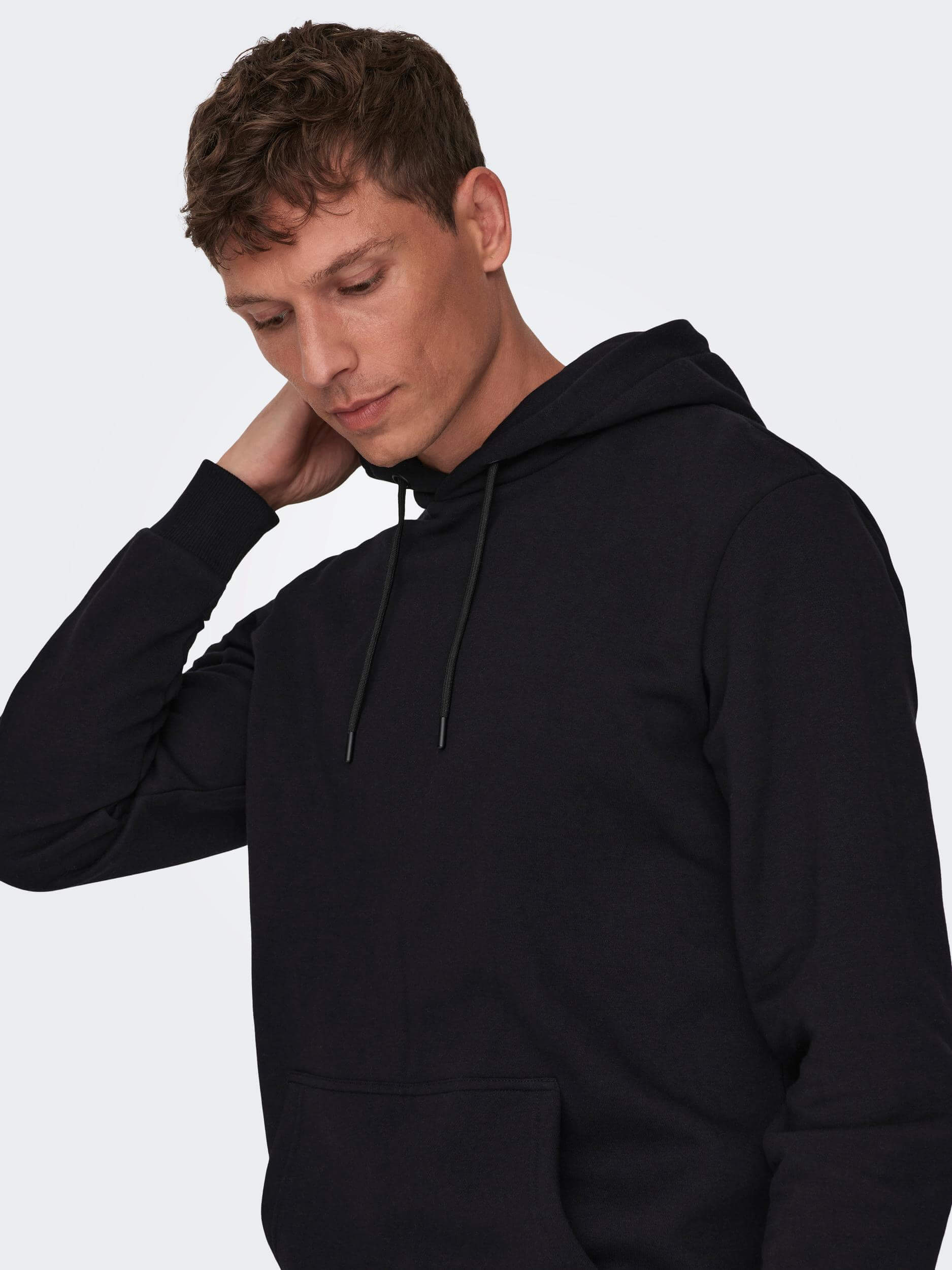 Only and Sons Miesten Huppari ONSCERES LIFE HOODIE SWEAT Musta - Image 6