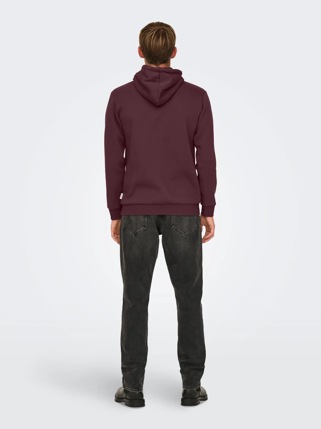 Only and Sons Miesten Huppari ONSCERES LIFE HOODIE SWEAT Port Royale - Image 4