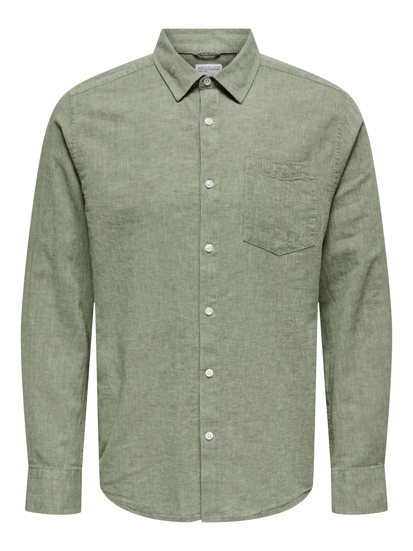 Only and Sons miesten kauluspaita, CAIDEN LIFE REG Swamp - Image 3
