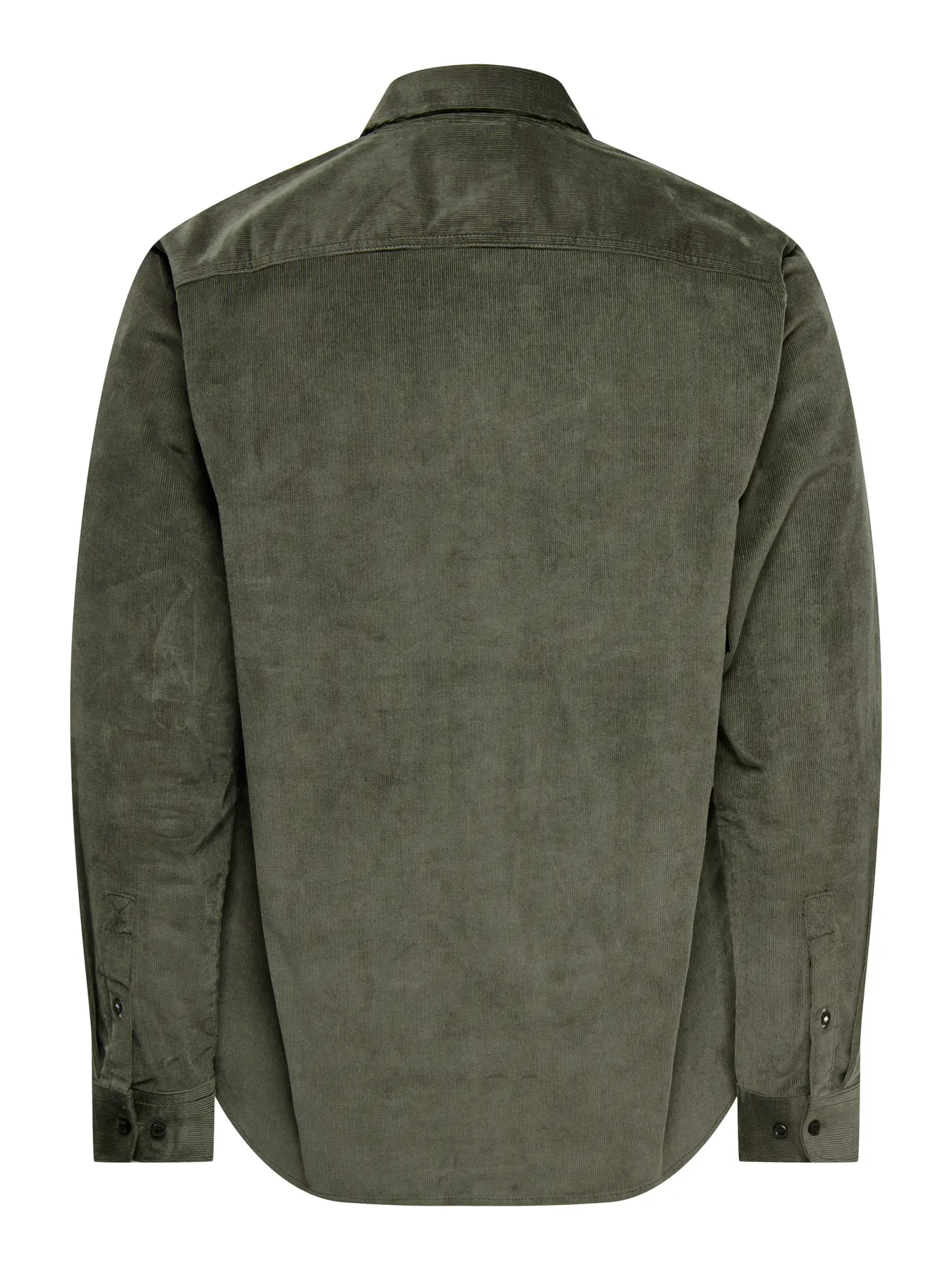 Only and Sons miesten kauluspaita, MICHAEL REG CORD SHIRT Castor Gray - Image 4