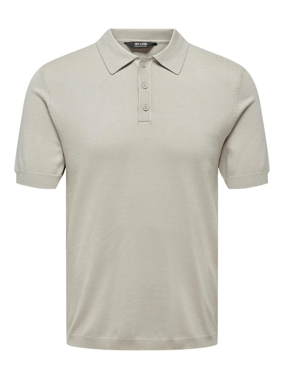 Only and Sons miesten pikeepaita, WYLER LIFE POLO KNIT Beige - Image 3