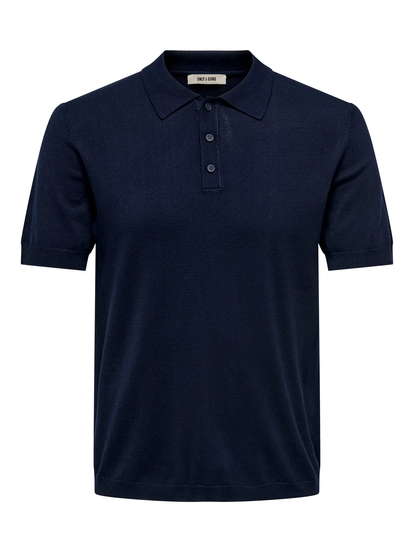 Only and Sons miesten pikeepaita, WYLER LIFE POLO KNIT Dark Navy - Image 3