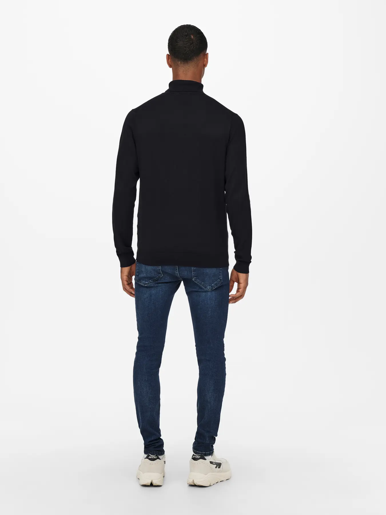 Only and Sons Miesten Pooloneule, Wyler Life Roll Neck Nos Black - Image 2