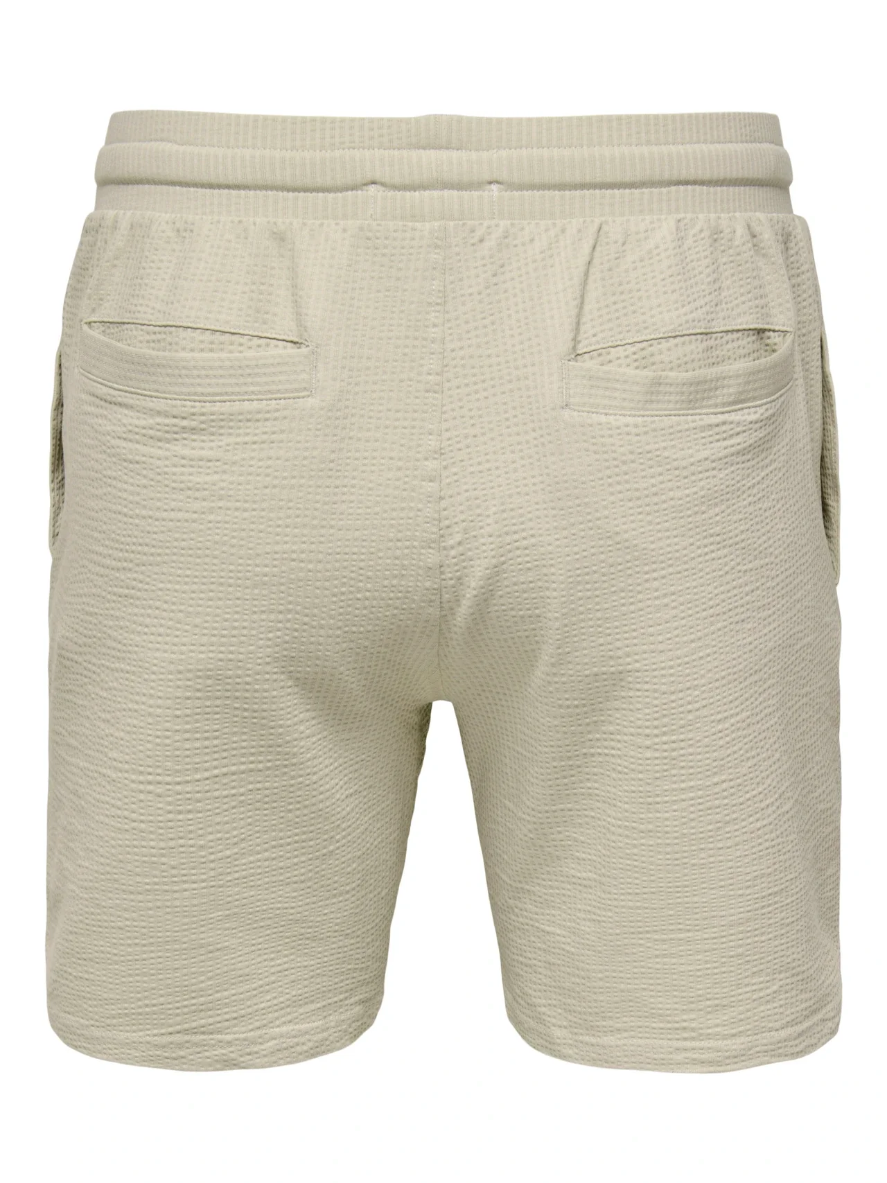 Only and Sons miesten shortsit, K KIAN REG SEERSUCKER SHORTS Beige - Image 2