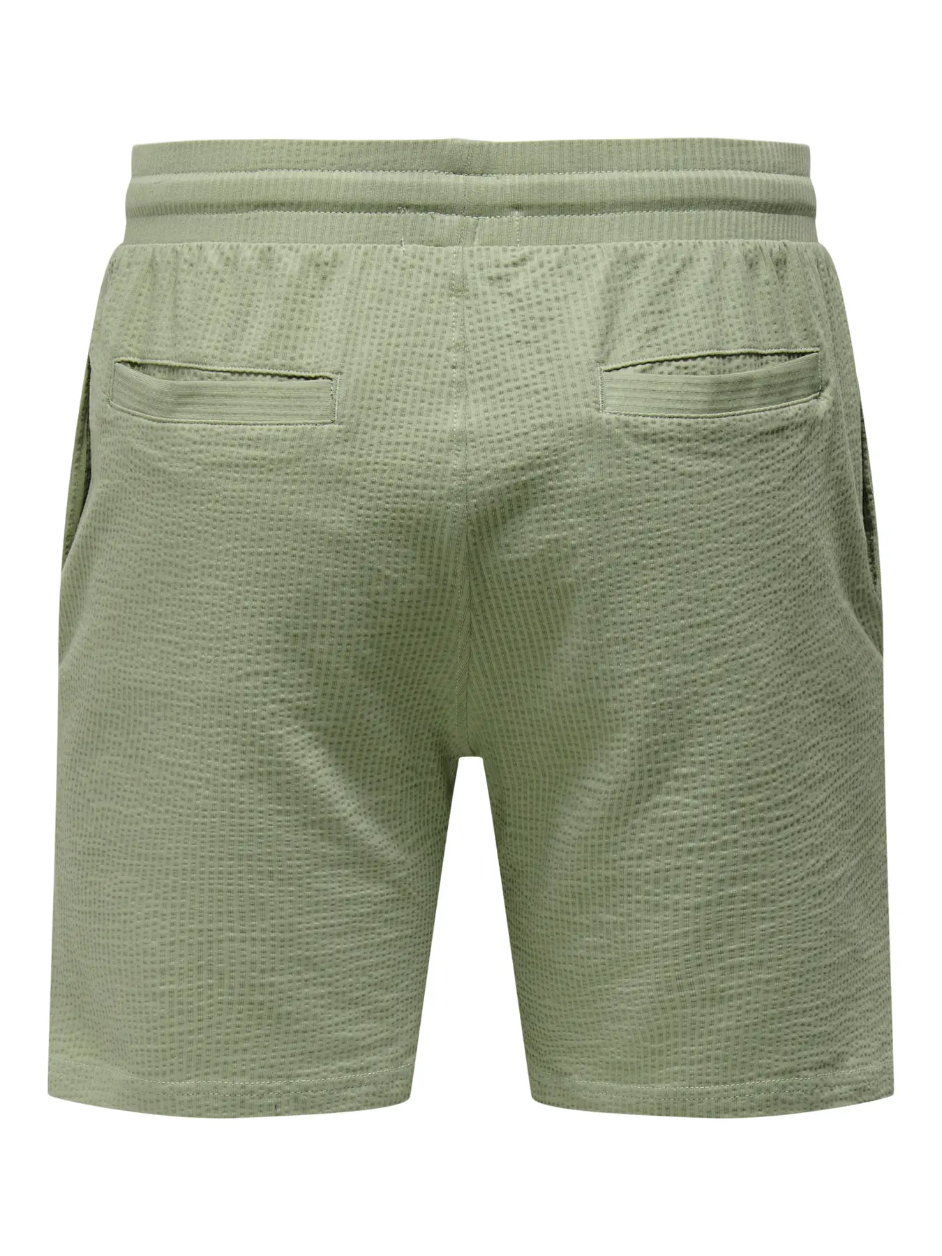 Only and Sons miesten shortsit, K KIAN REG SEERSUCKER SHORTS Seagrass - Image 4