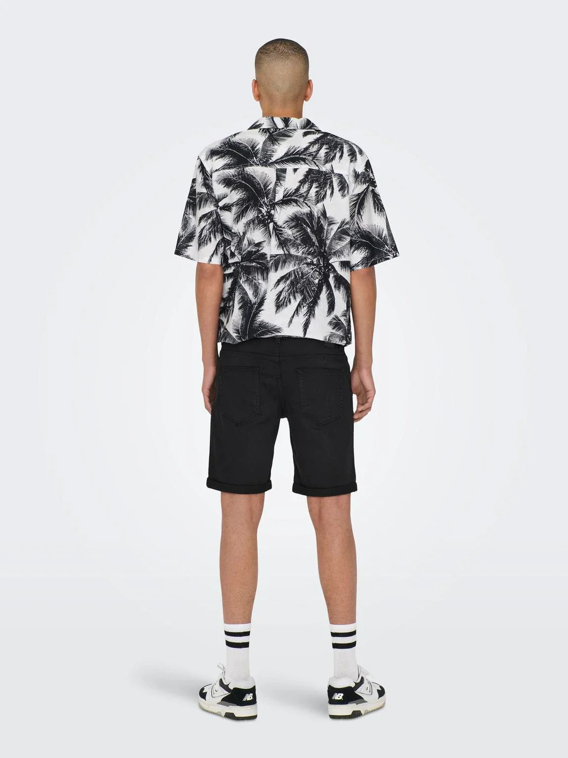 Only and Sons Miesten Shortsit PLY LIFE REG BLK JOG Musta - Image 2
