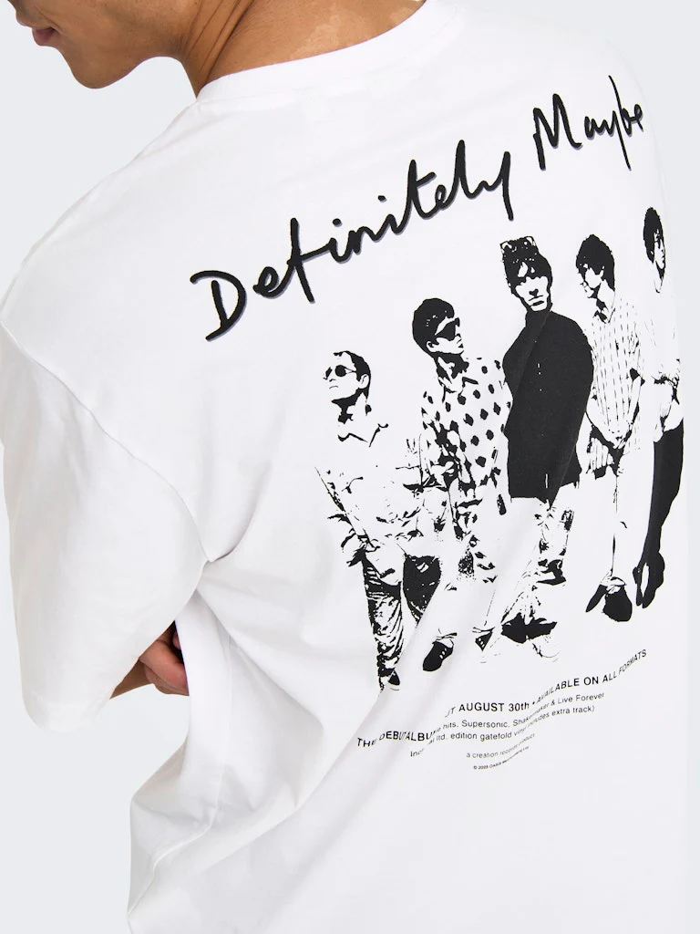 Only and Sons miesten t-paita, OASIS SS RLX TEE Valkoinen - Image 3