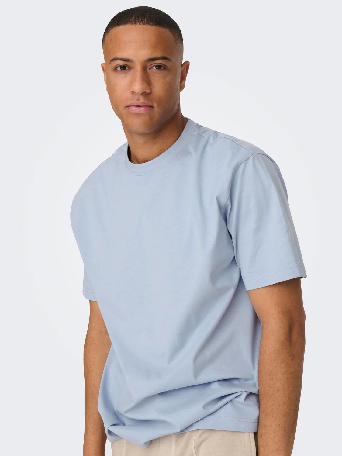 Only and Sons, Miesten T-Paita, Onsfred Rls Ss Tee Noos Vaaleansininen - Image 5
