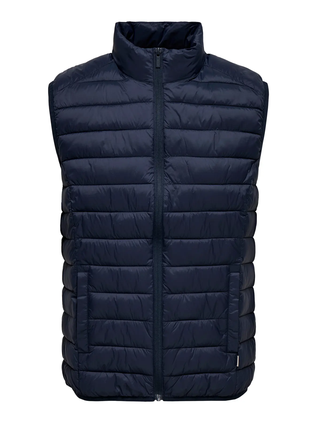 Only and Sons miesten toppaliivi, GAVIN LIFE LIGHT QUILTED ZIP VEST OTW Tummansininen - Image 3