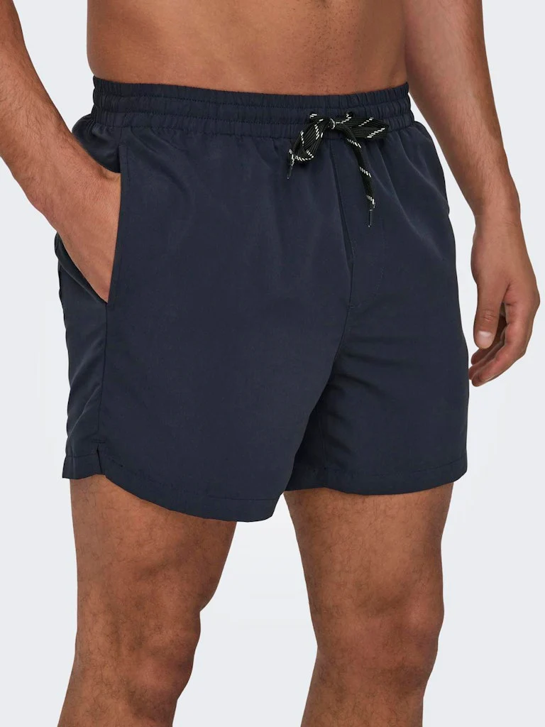 Only and Sons miesten uimashortsit, ONSTED LIFE SHORT SWIM  Tummansininen