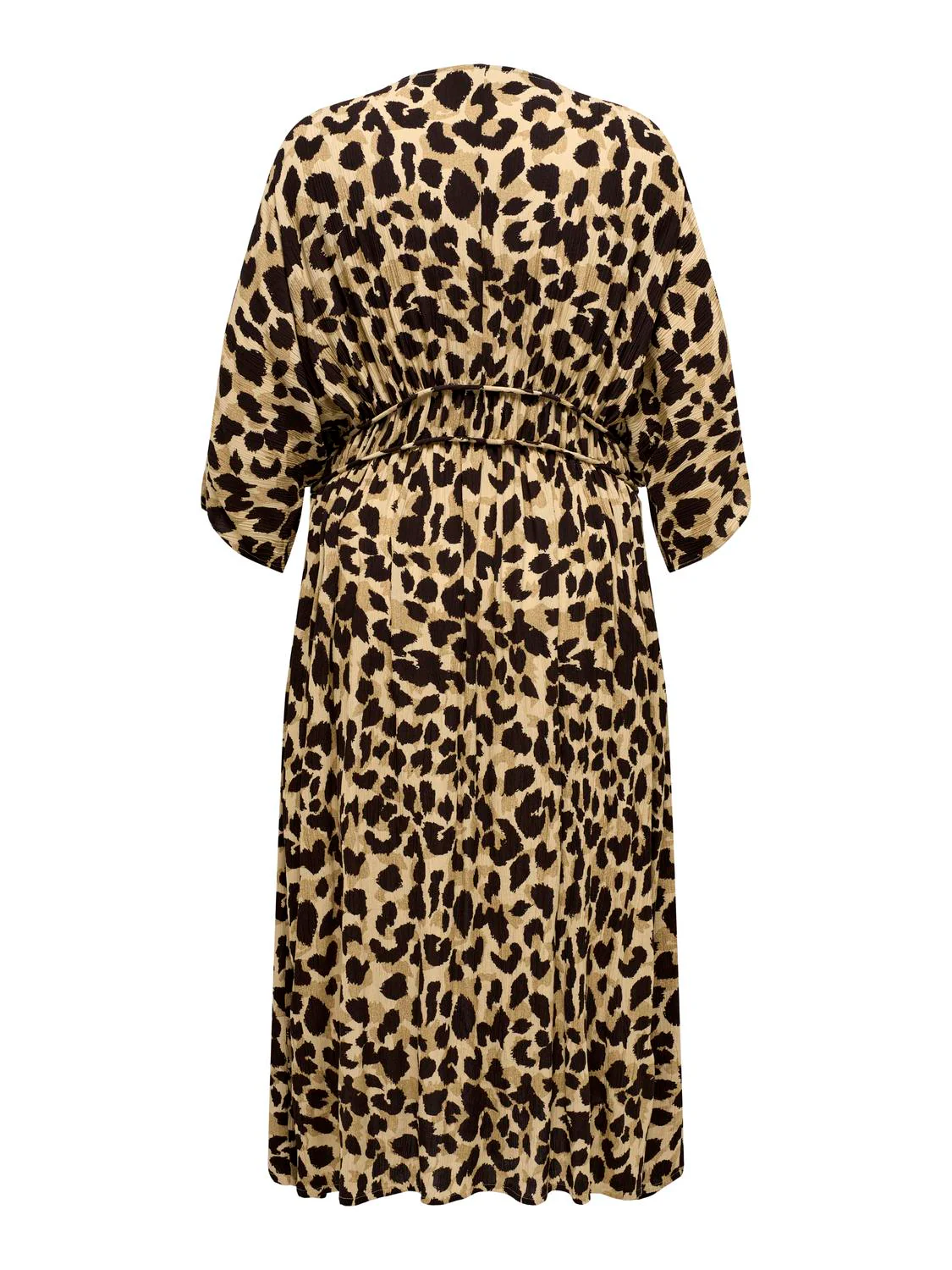 ONLY CARMAKOMA naisten kimono, CARBRUNO LIFE 3/4 MIDI KIMONO Ruskea Kuosi - Image 2