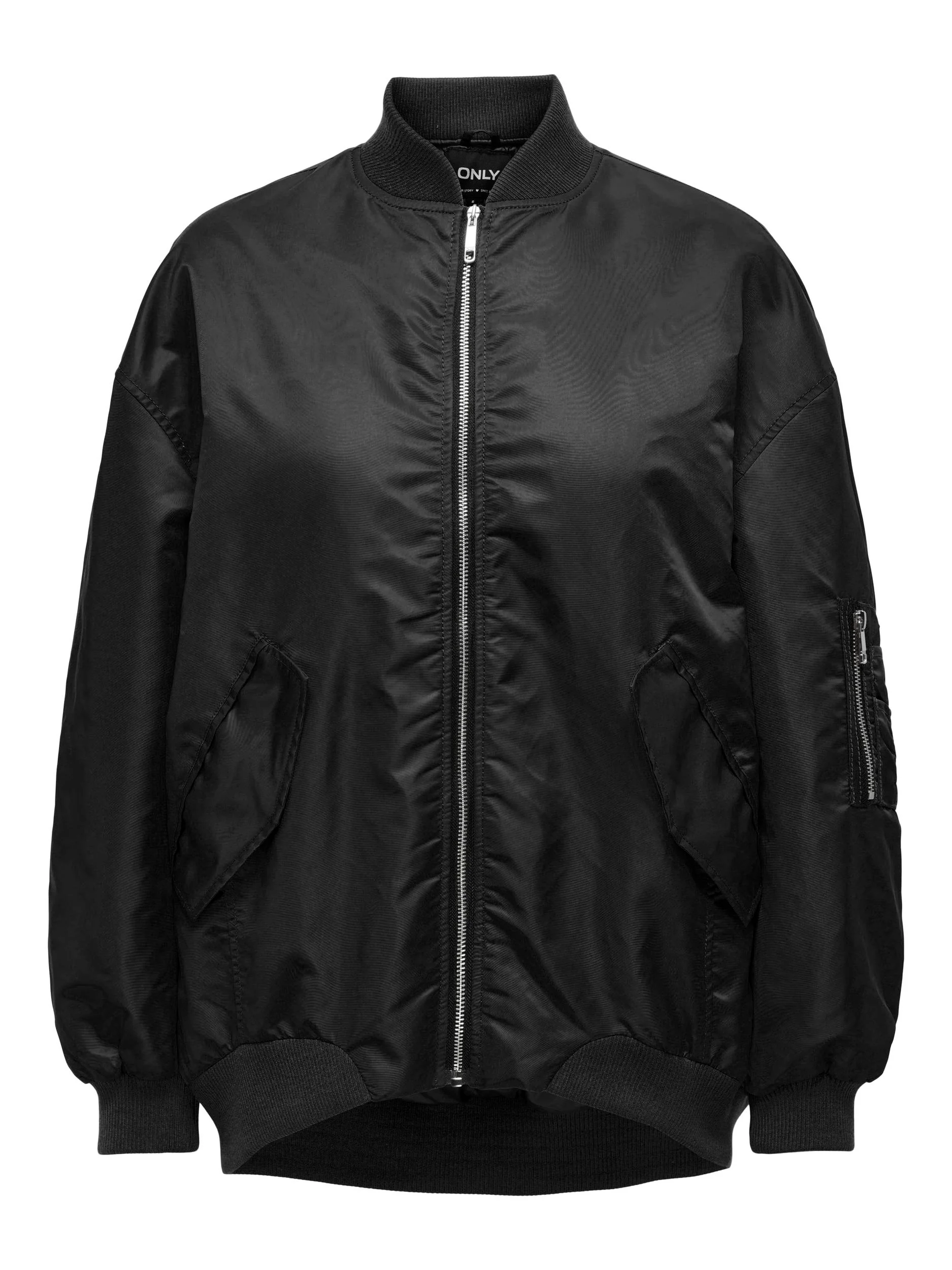 Only Naisten Bombertakki, ONLMILLE BOMBER CC OTW Musta