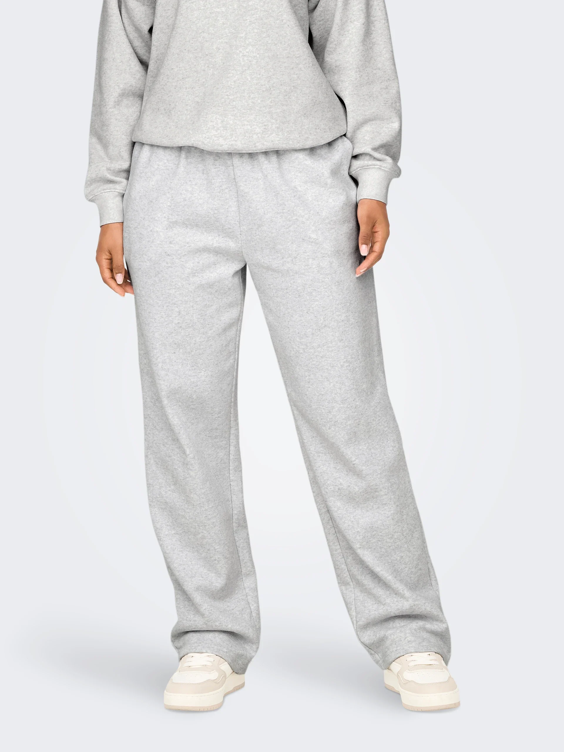 Only Naisten Collegehousut, Onldaze Straight Pants Noos Vaaleanharmaa