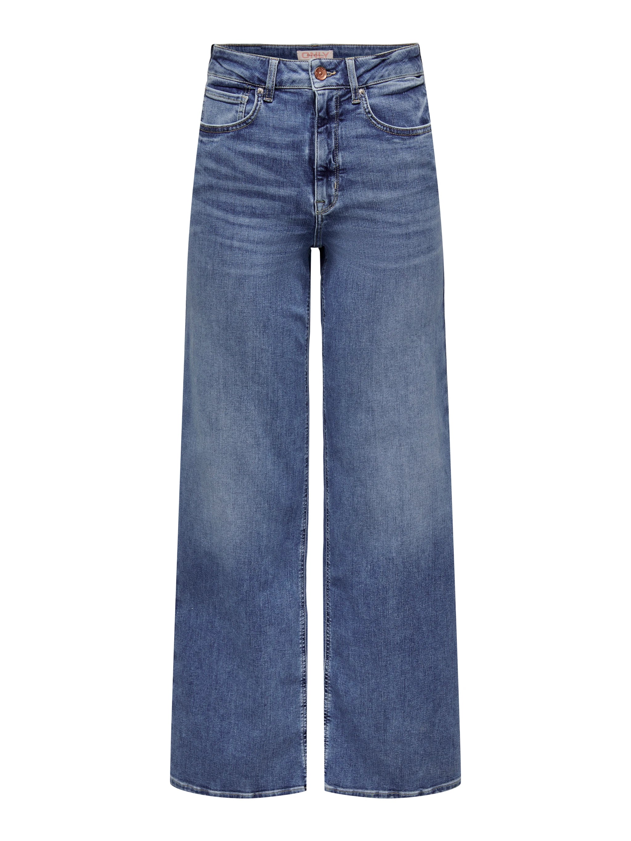 Only naisten farkut, ONLMADISON BLUSH WIDE DOT372 Indigo - Image 3