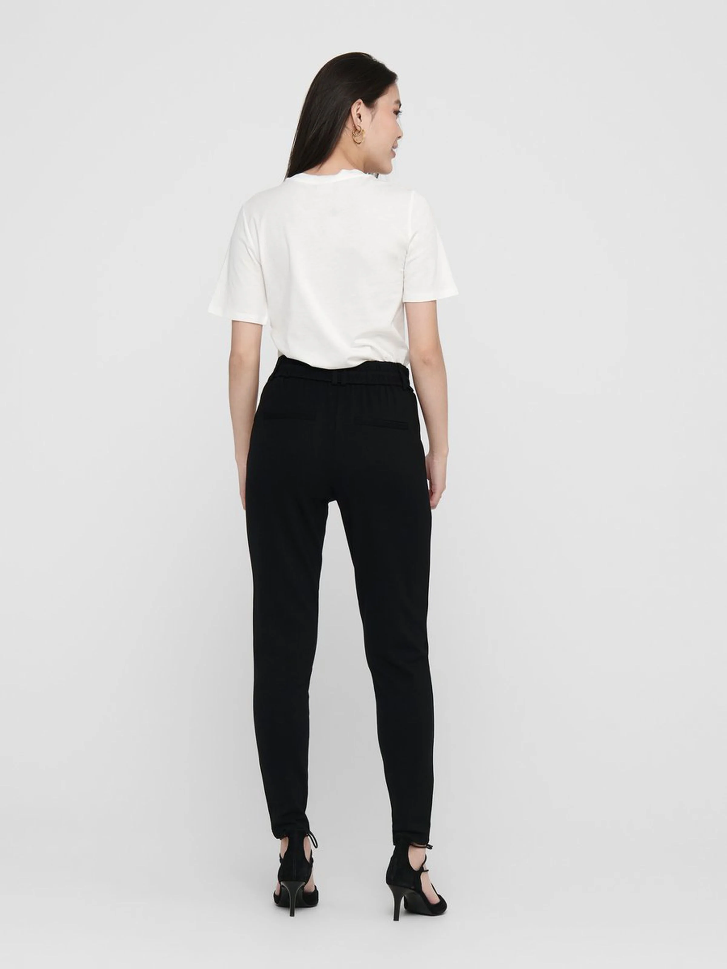 Only, Naisten Housut, Poptrash Easy Pant Musta - Image 2
