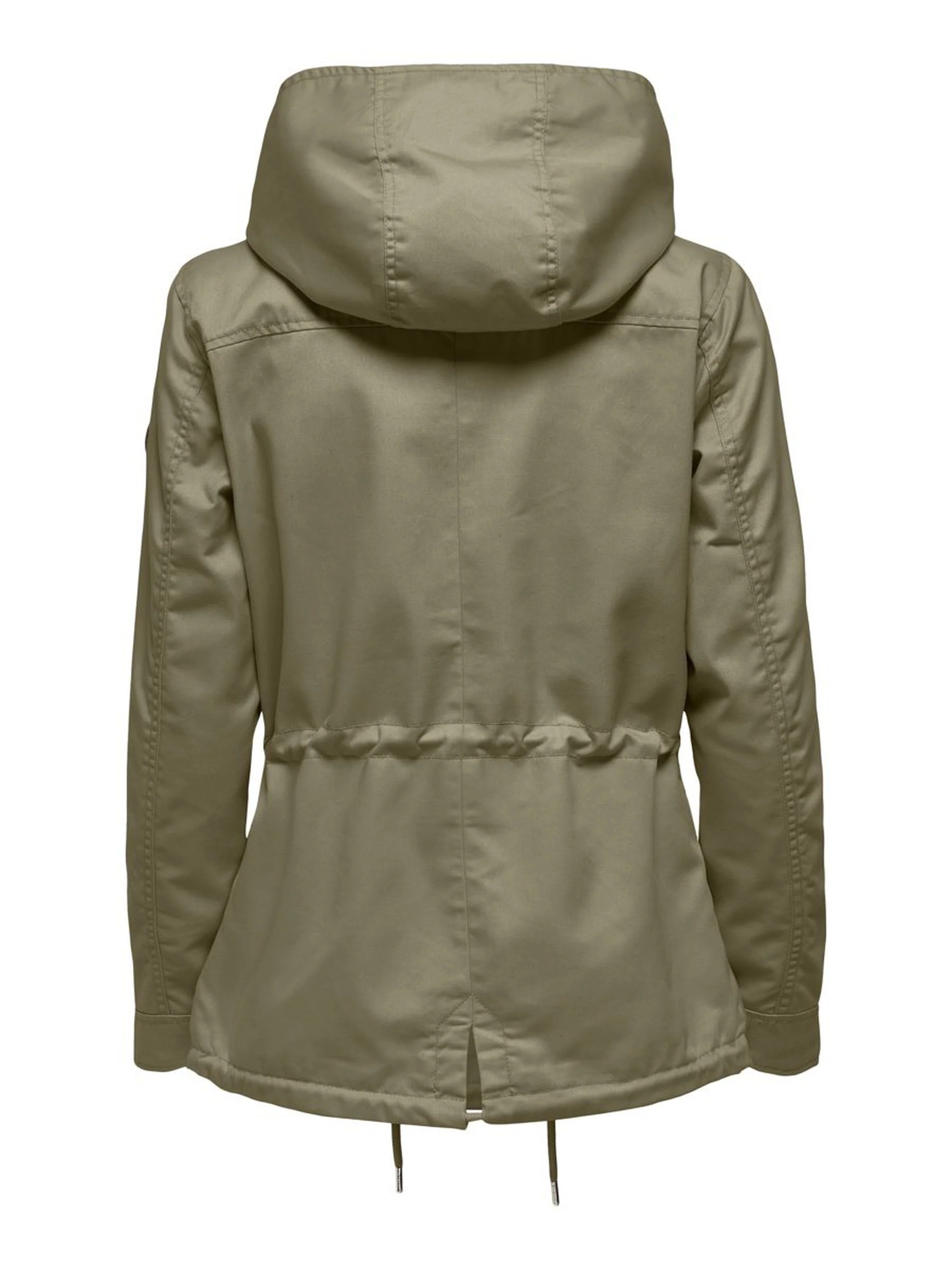 Only, Naisten Kevättakki, Lorca Canvas Parka  Armeijanvihreä - Image 4