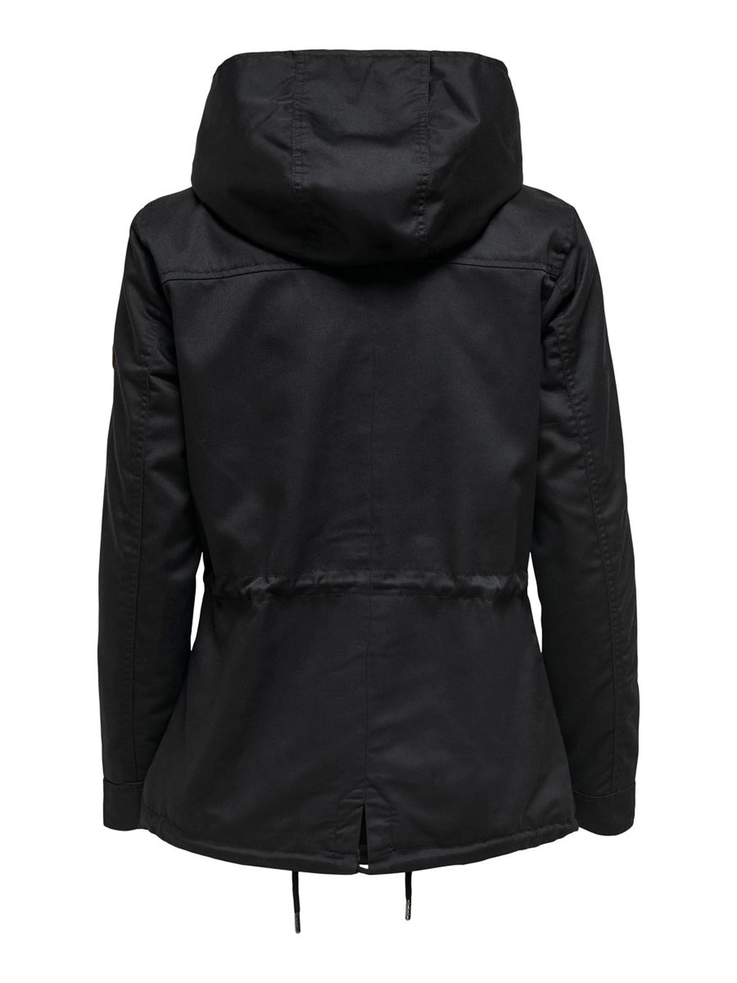 Only, Naisten Kevättakki, Lorca Canvas Parka  Musta - Image 4