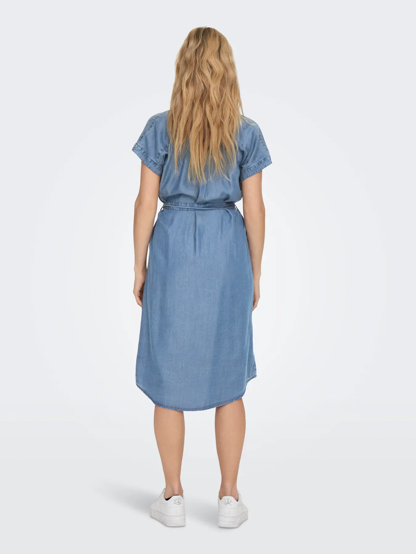 Only naisten mekko, ONLPEMA HANNOVER SS DNM SH DRESS QYTNOOS Indigo - Image 3