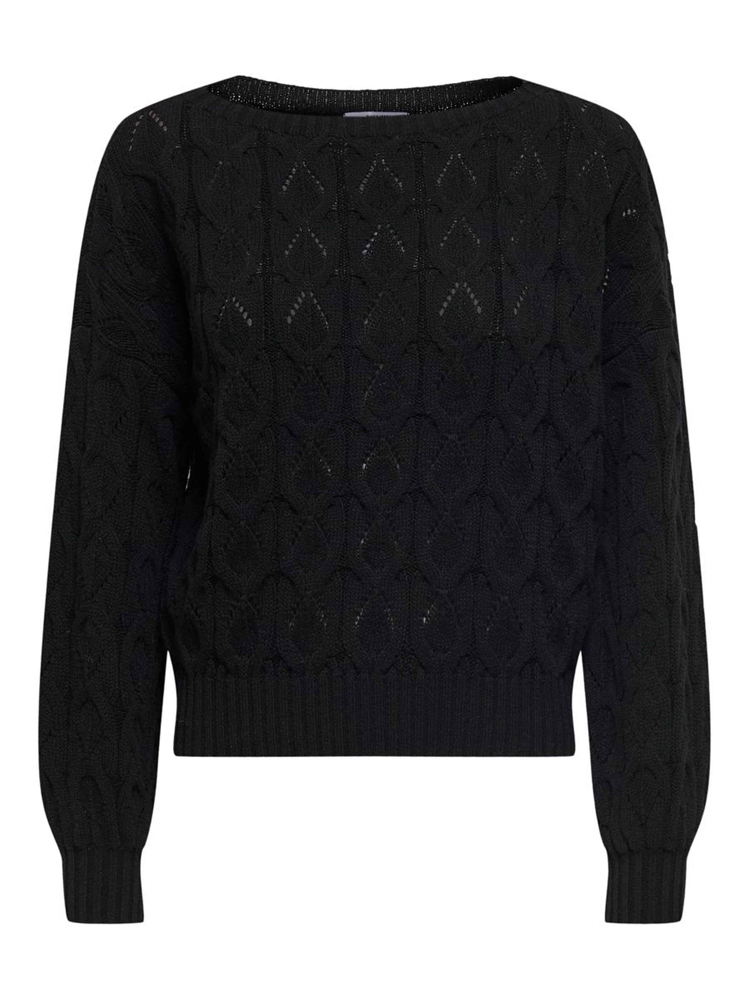 Only Naisten Neule, Brynn Life Structure LS Pul Knt Noos Musta - Image 3