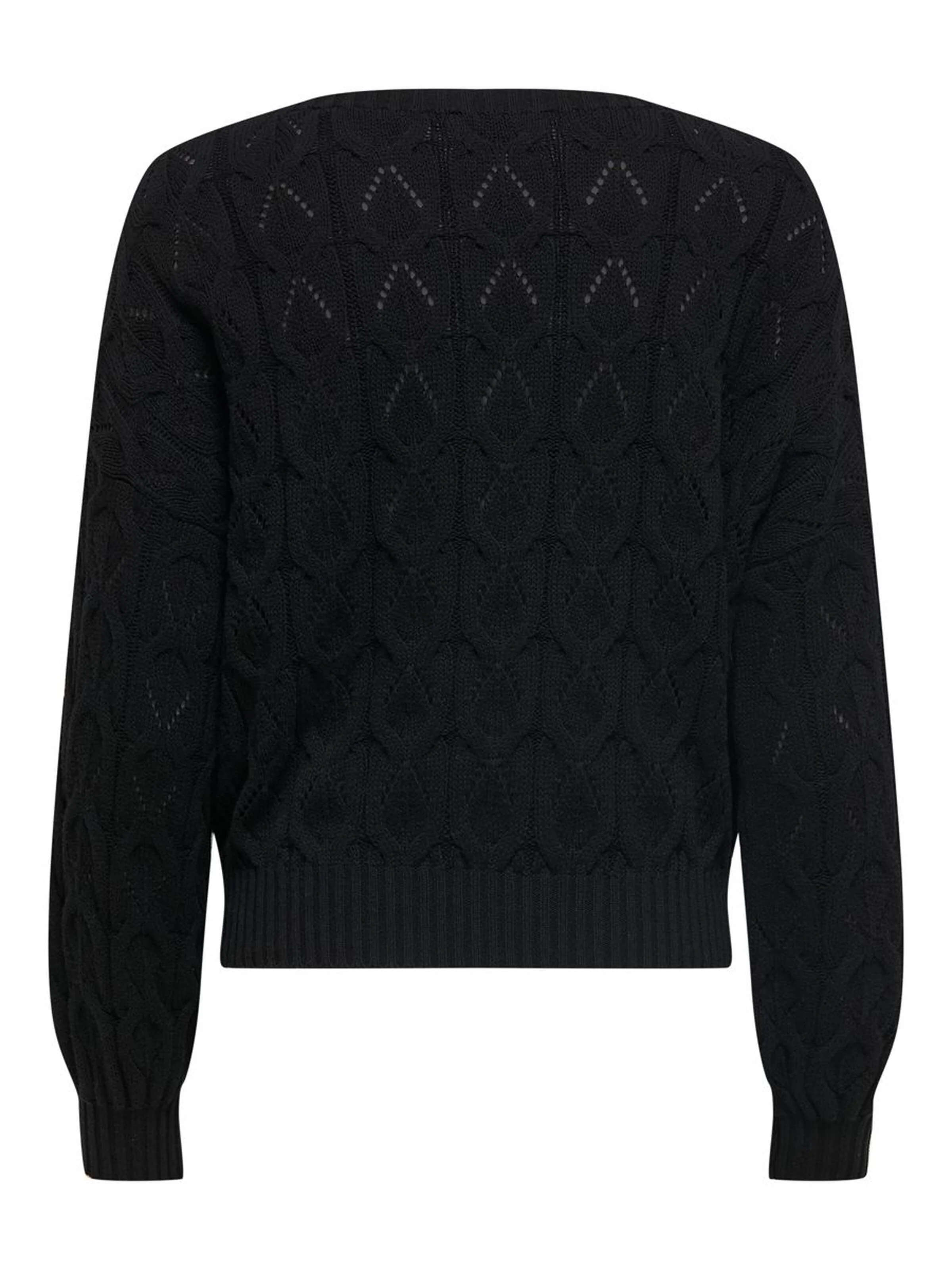 Only Naisten Neule, Brynn Life Structure LS Pul Knt Noos Musta - Image 4