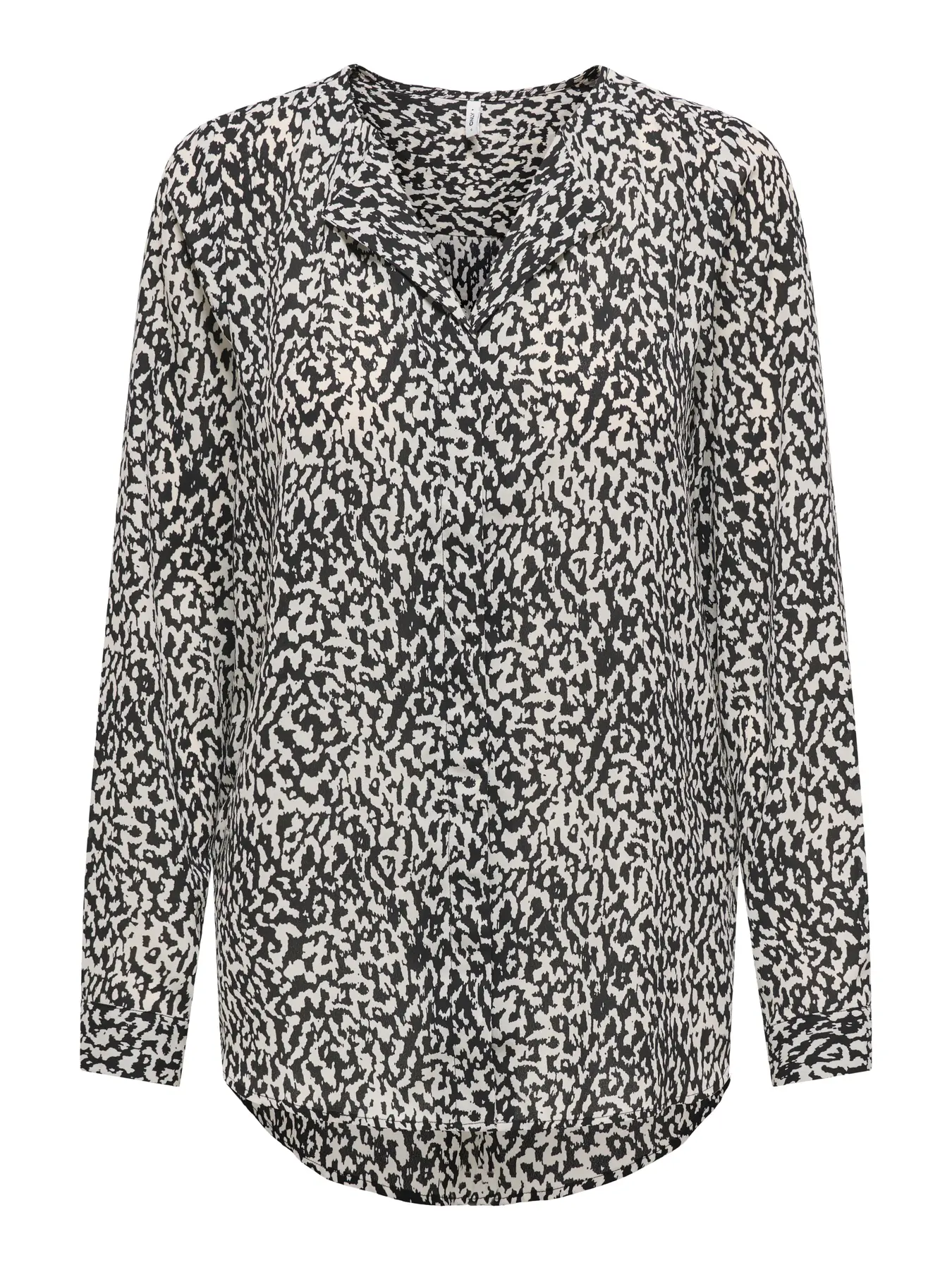 Only naisten paita, ONLTIANA LIFE L/S LOOSE SHIRT Valkopohjainen Kuosi