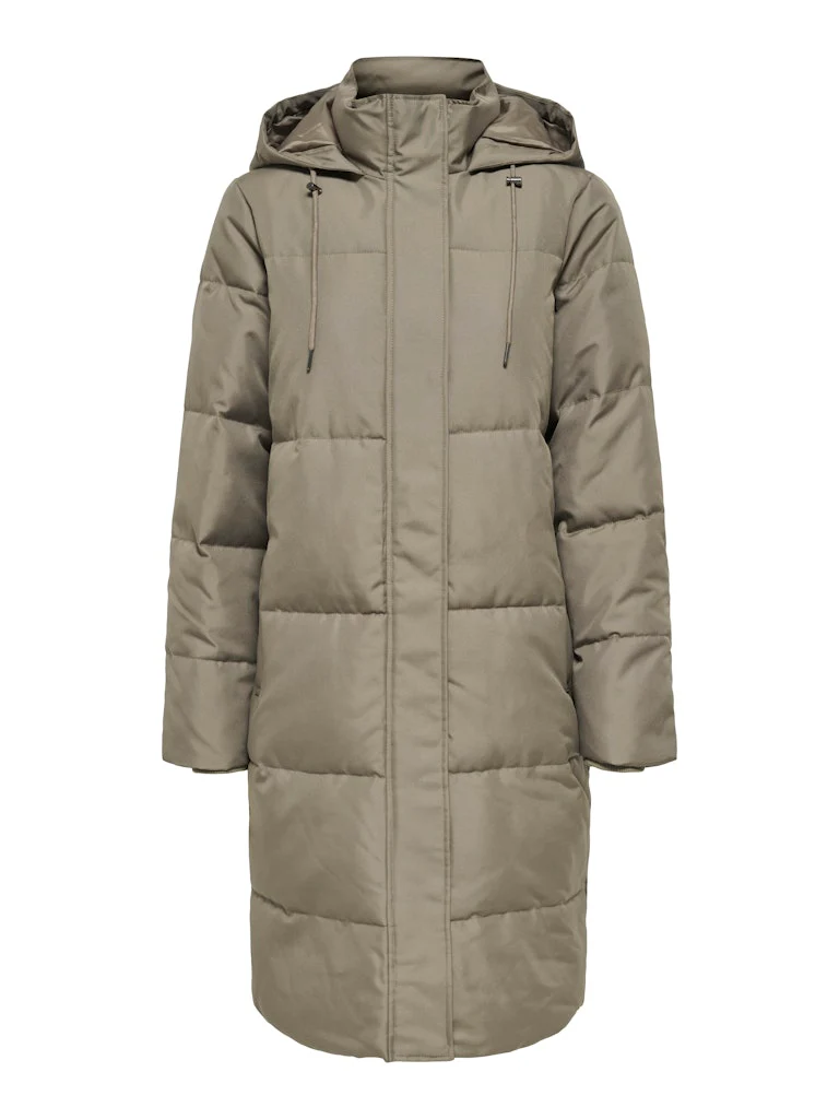 Only naisten toppatakki, ONLIRENE PUFFER COAT Kaakaonruskea - Image 4