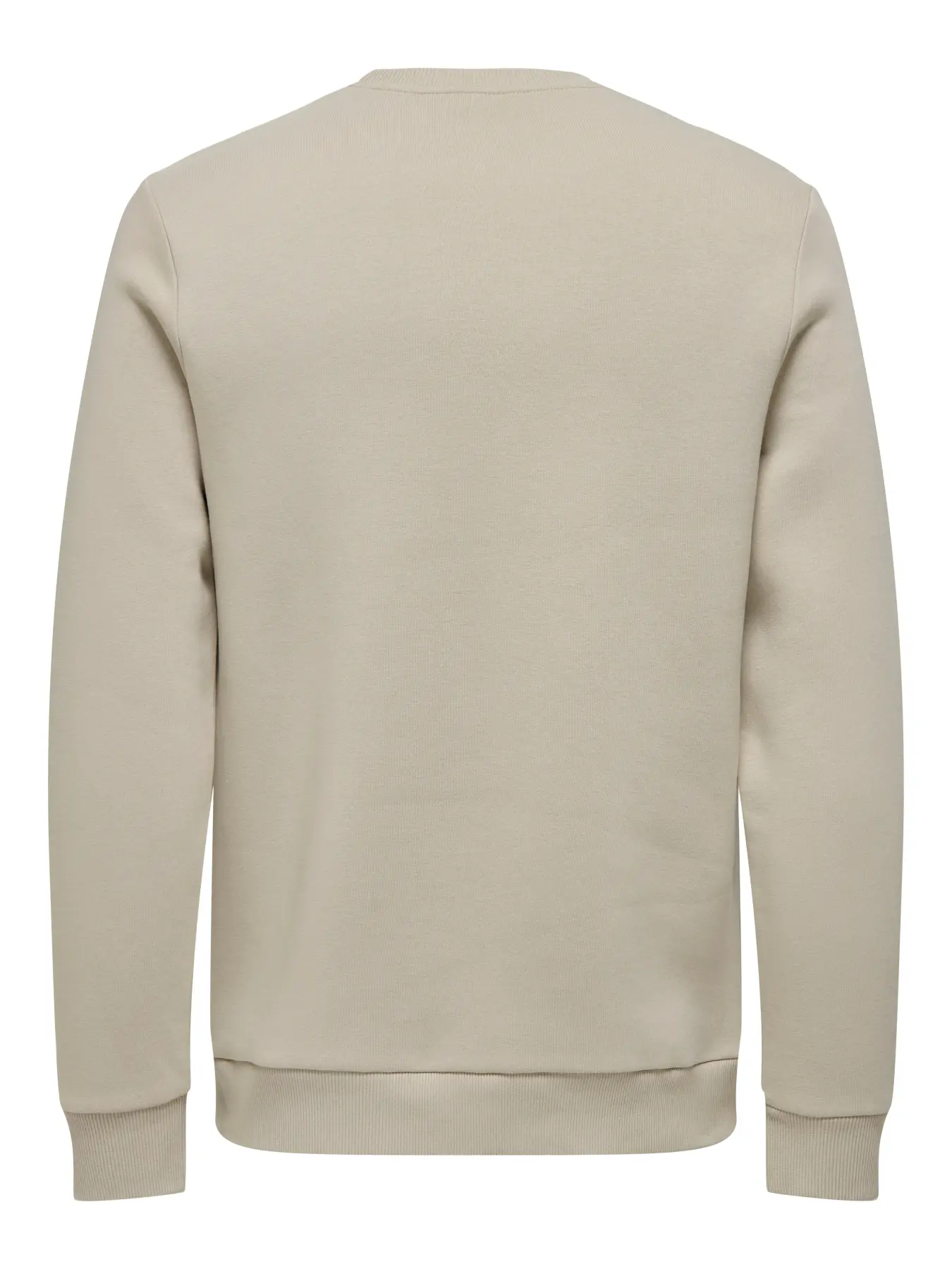 Only and Sons miesten collegepaita ONSCERES Crew Neck, Silver Lining - Image 4