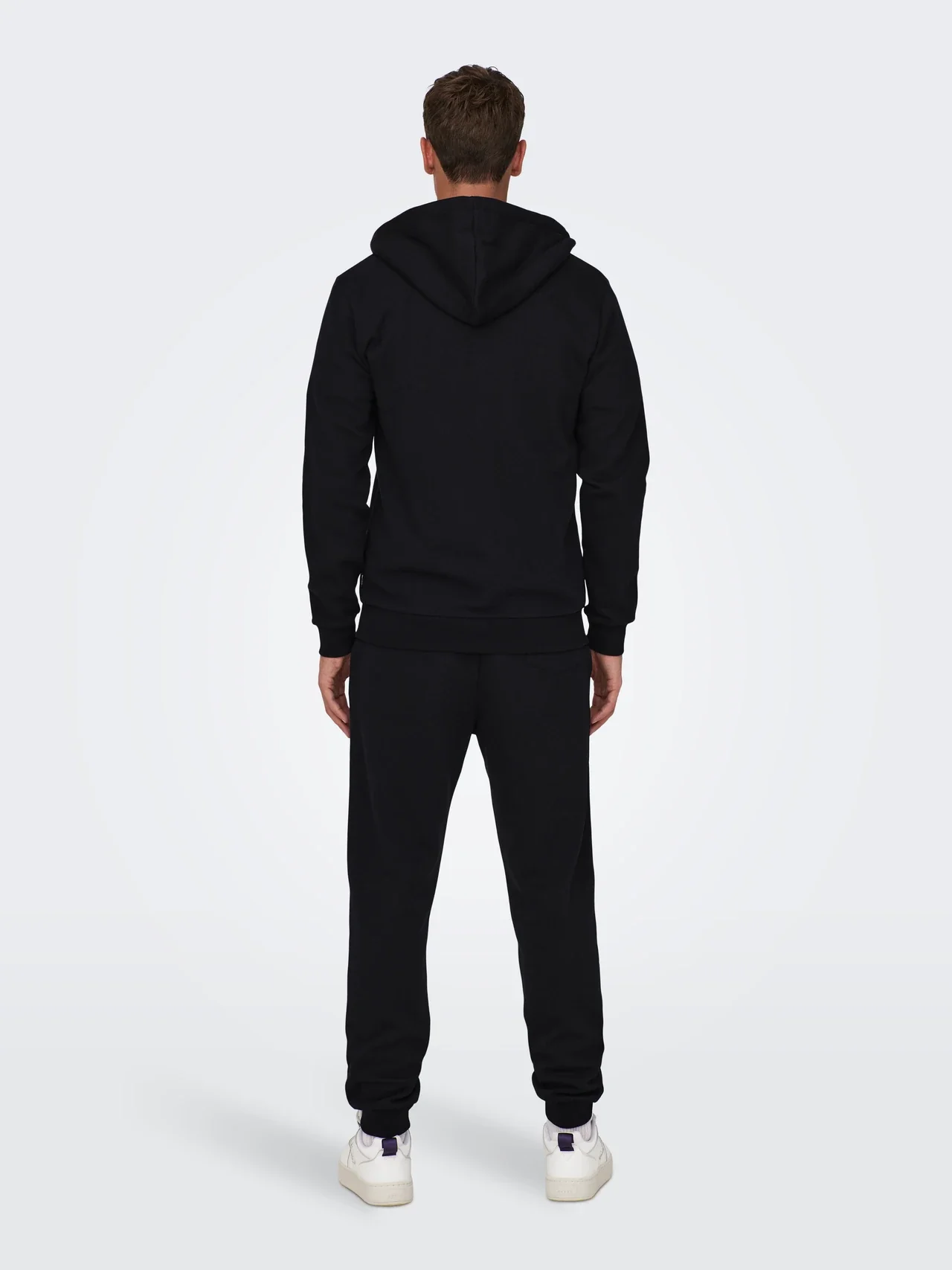 Only and Sons, Miesten Huppari, Ceres Life Zip Nos, musta - Image 4