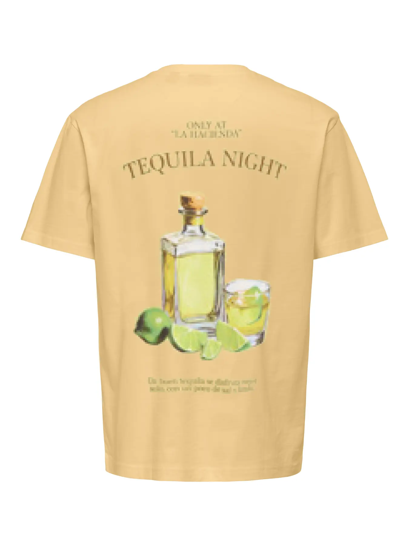 Only and Sons miesten t-paita Onsfred Life RLX SS Print Tee, Sunlight Tequila Night - Image 2