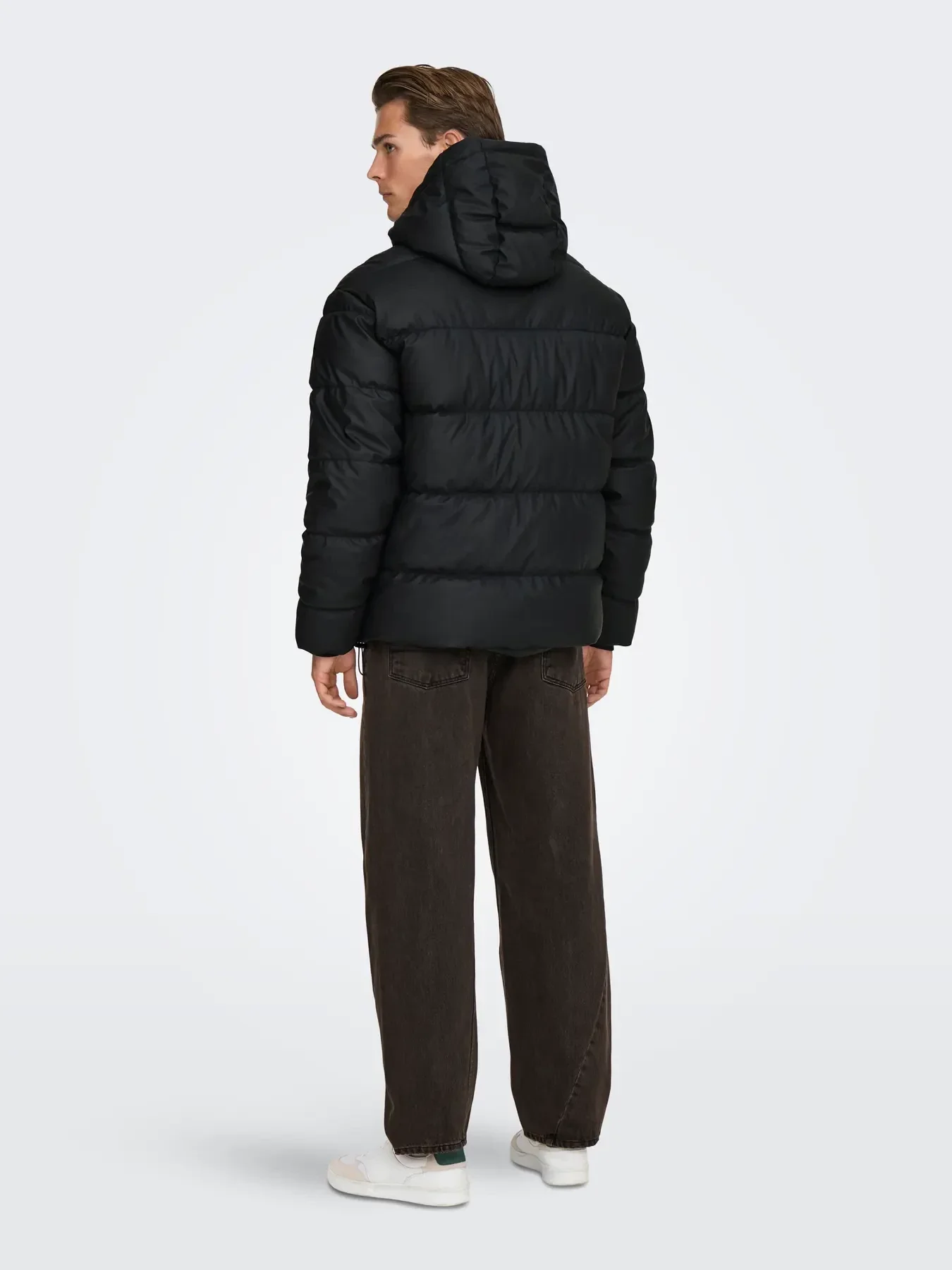 Only and Sons miesten takit ONSMICHAEL WATER REP. PUFFER OTW, musta - Image 4