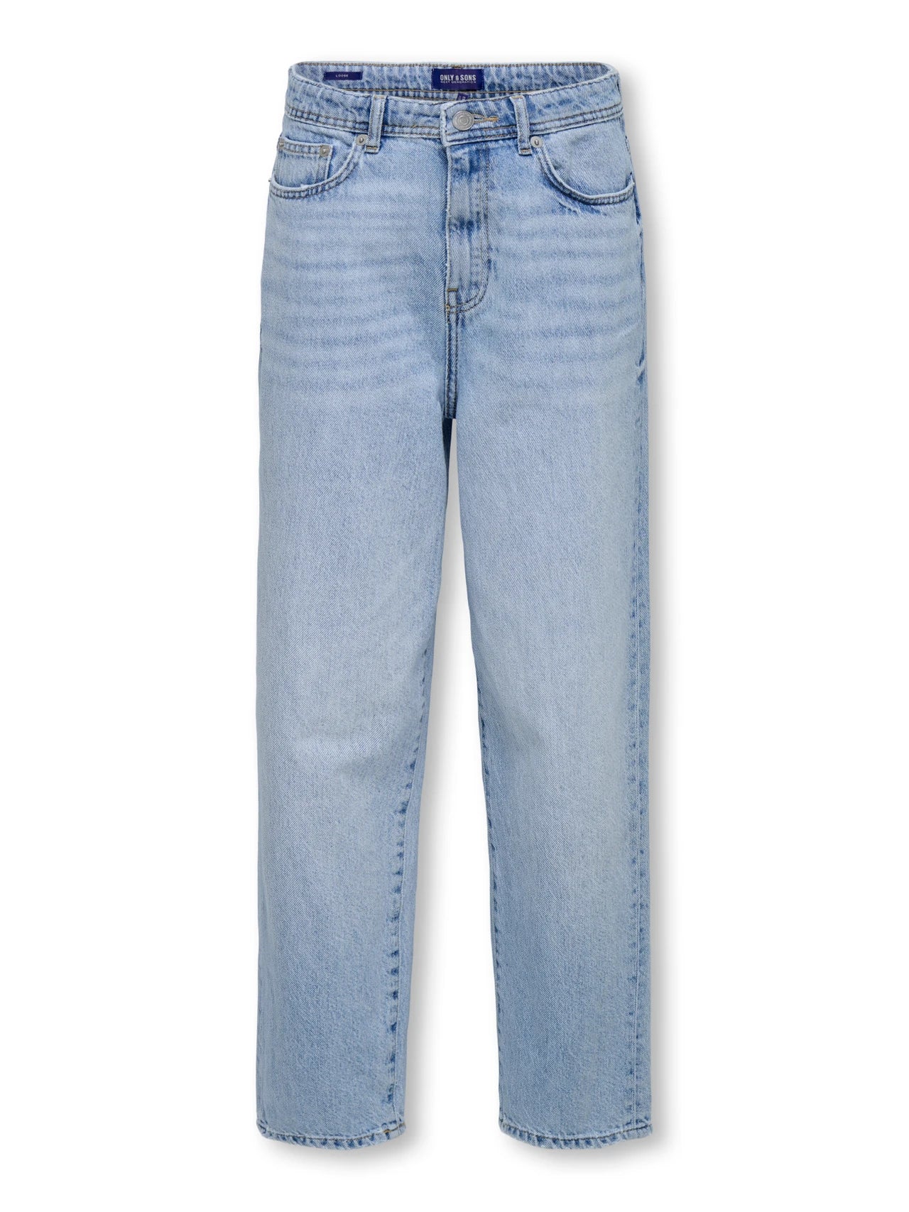 Only and Sons Junior lasten farkut OSJFADE LOOSE DNM NOOS, vaaleansininen - Image 2